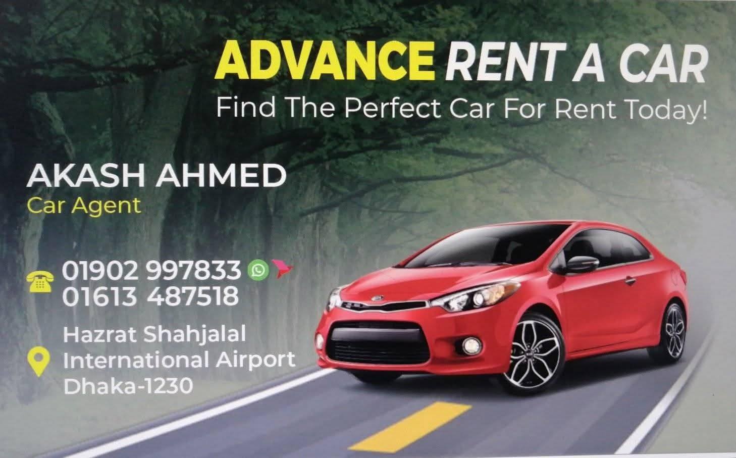 Advance rent a car | Dhaka
