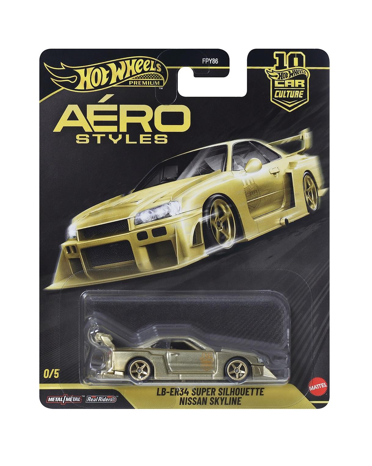 0/5 (Chase) LB-ER34 Super Silhouette Nissan Skyline Hot Wheels