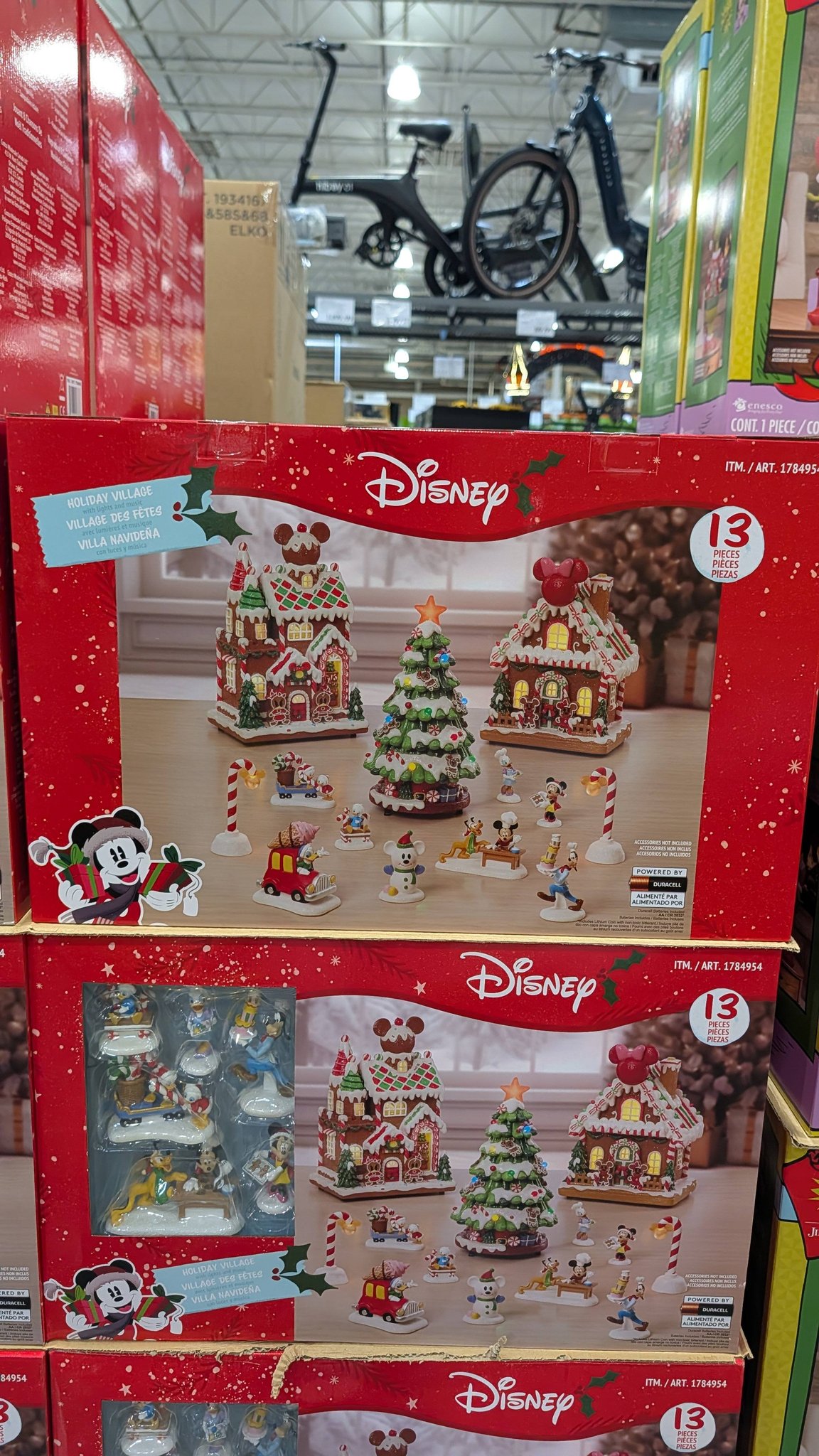 Disney holiday village 13 piece set at Costco Phoenix