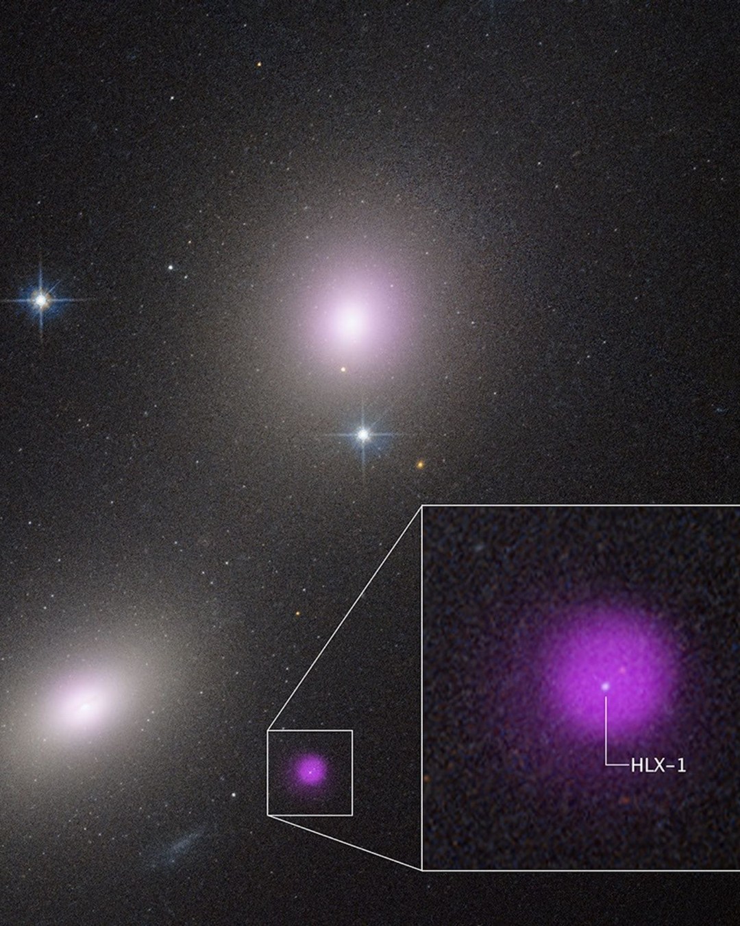Astronomers have captured a rare image of the flare from a black