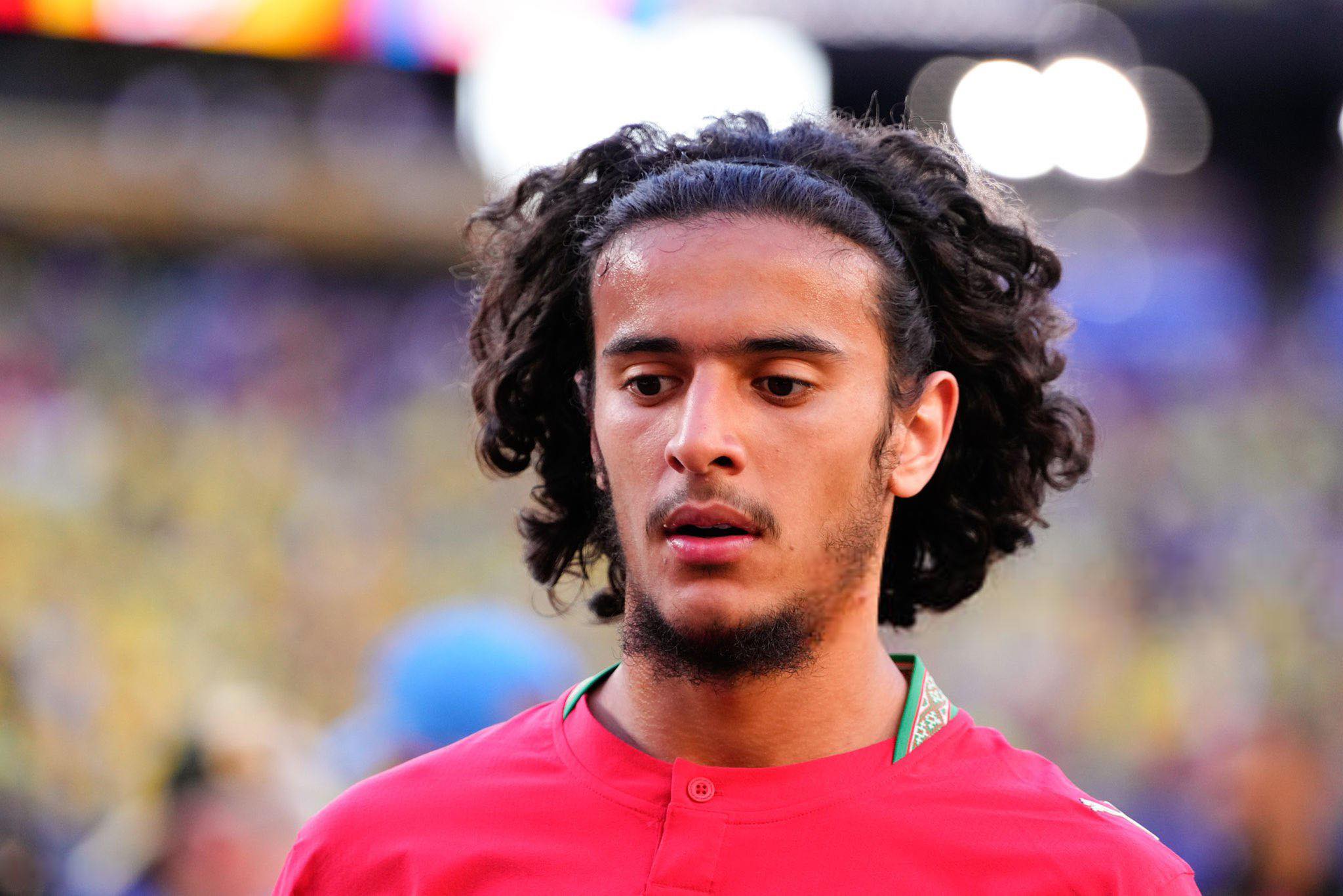 Ayoub Bouaddi is only 18 years old. Born in 2007, playing his club 
