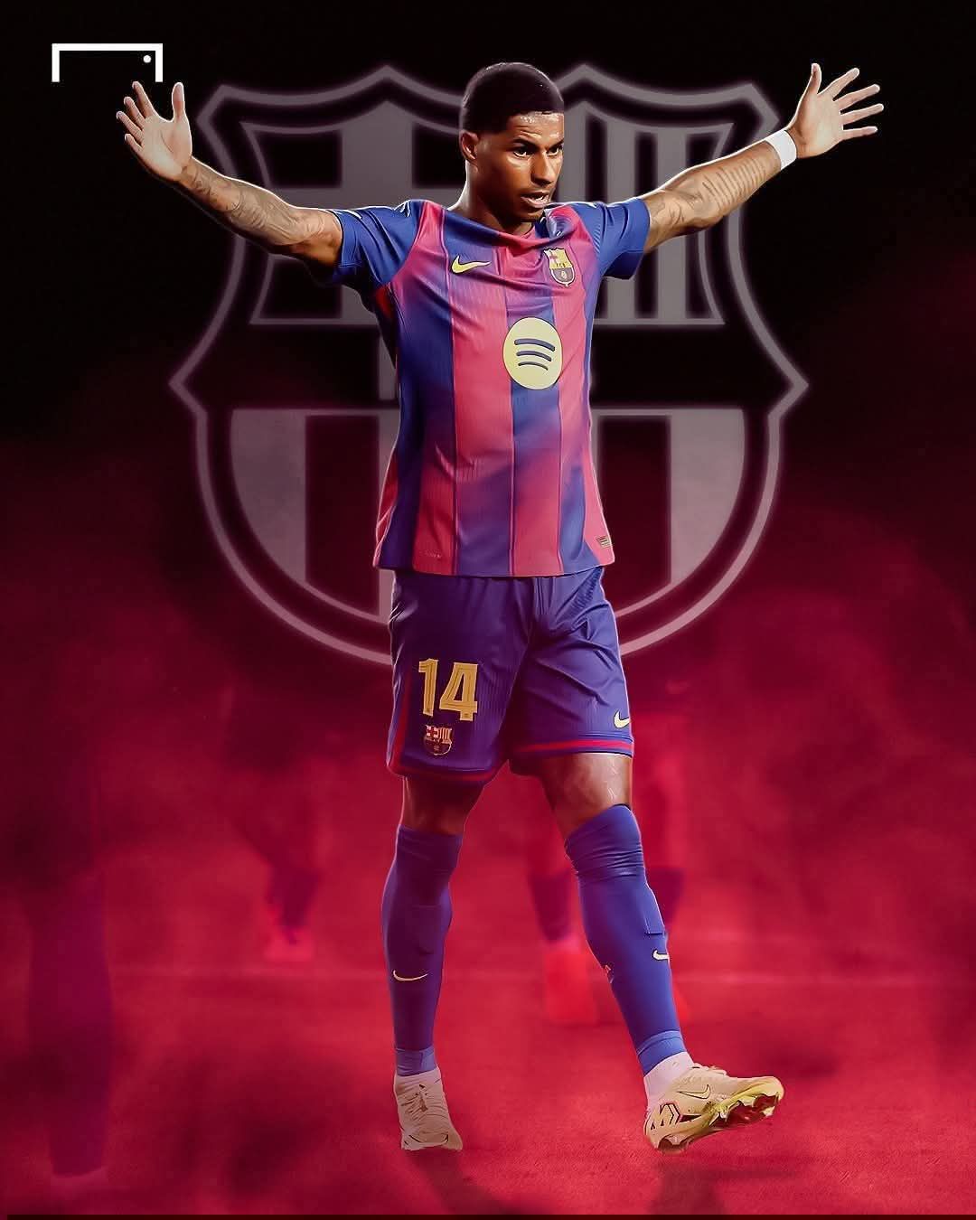 Marcus Rashford joins an 𝐄𝐋𝐈𝐓𝐄 club in wearing the number 14