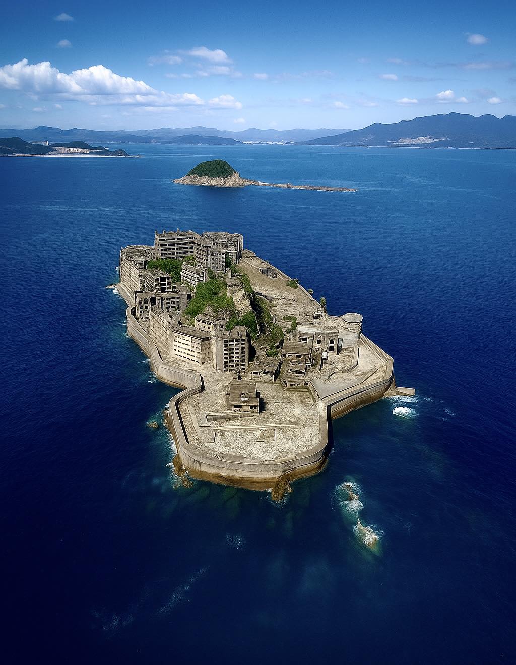 Japan - Hashima Island, also known as Gunkanjima, is an uninhabited ...