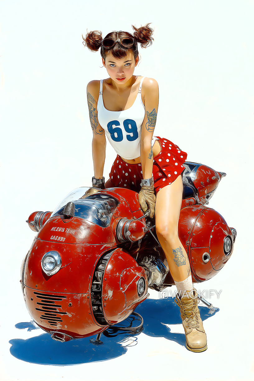 Wackify - Wanna take a ride? #wackify #pinupart #comicart #fanart # ...