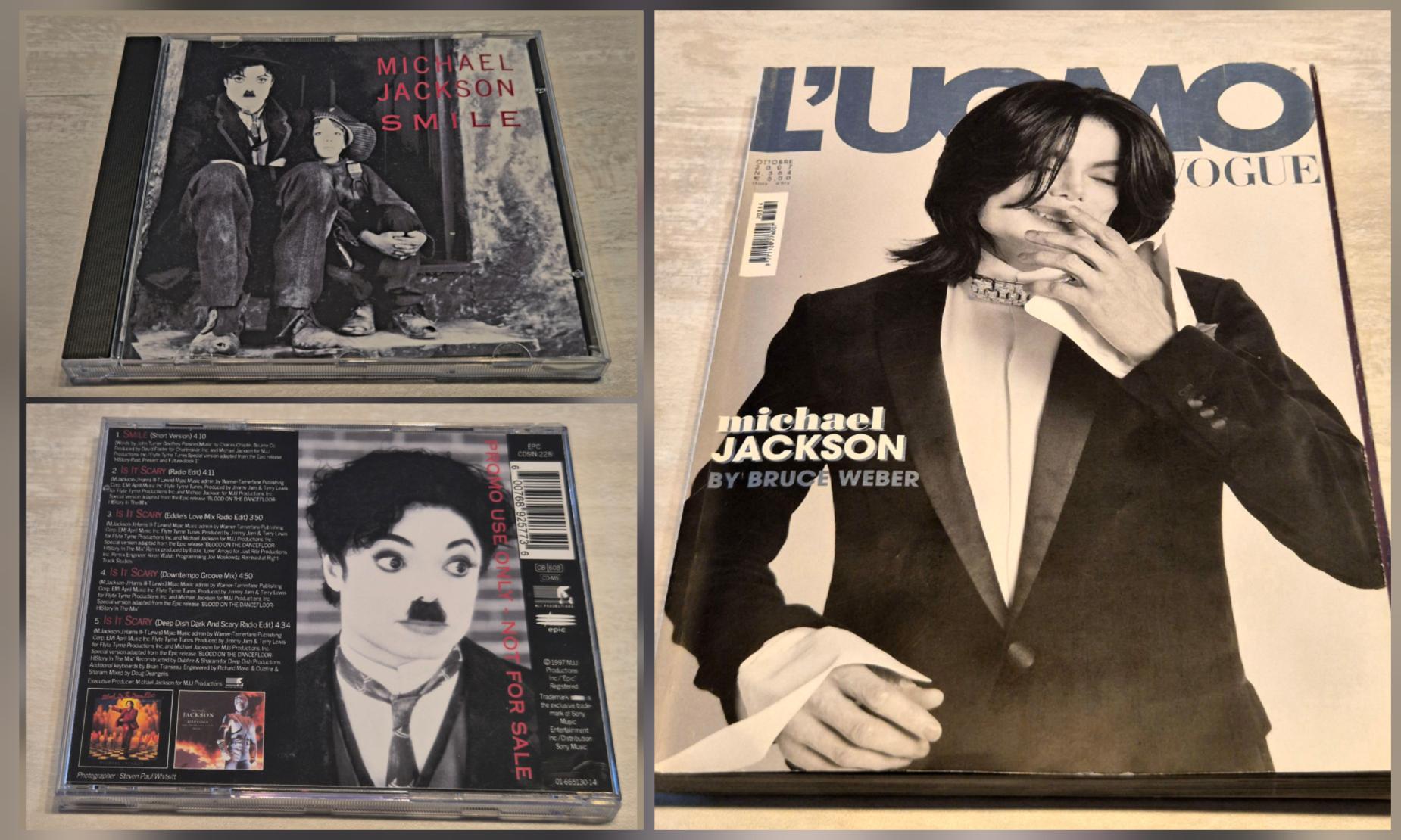 MEGA RARE】1995 Michael Jackson 2x Gold CD with 1997 calendar disc