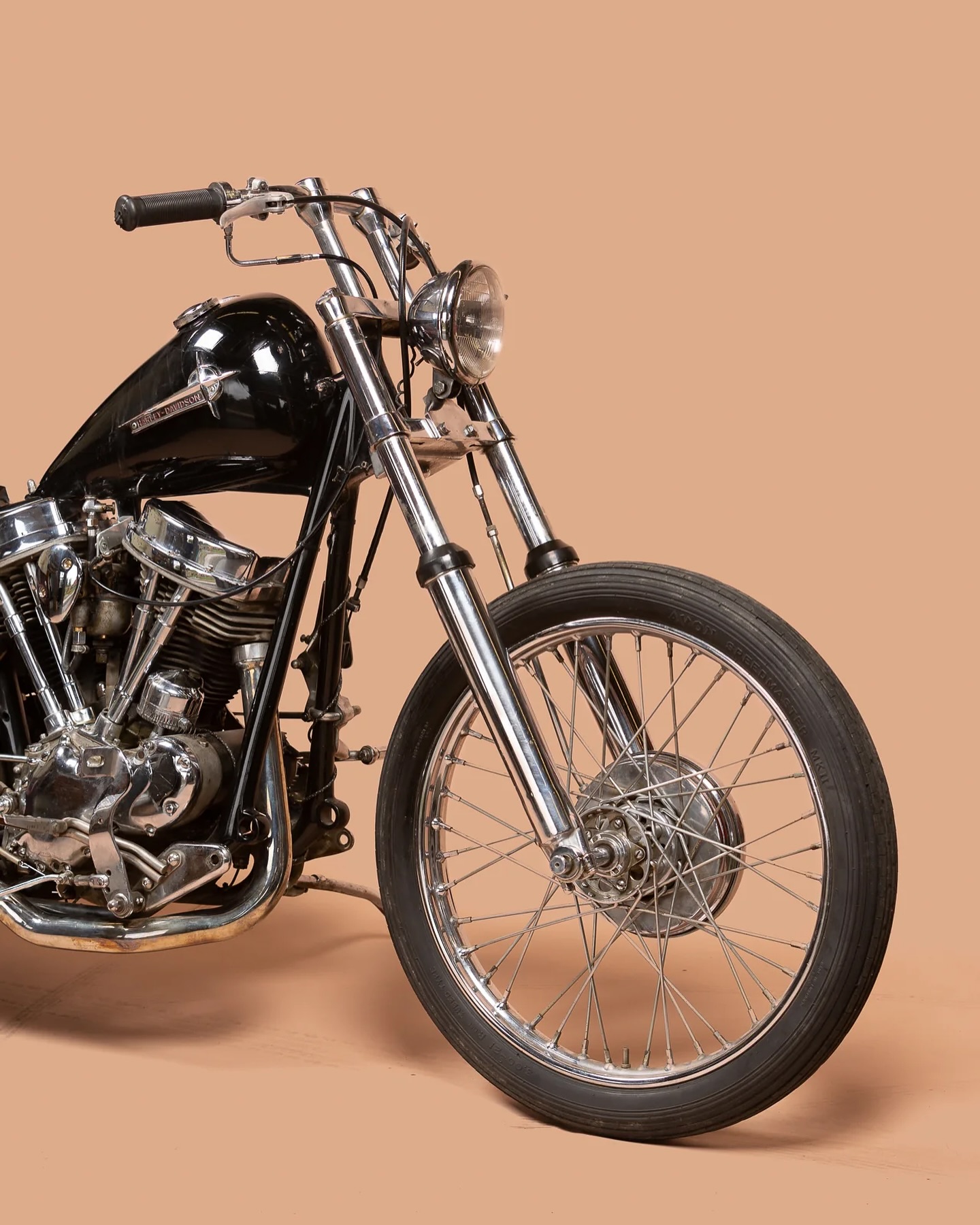 check out this 1956 survivor chopper. There is some wild molding
