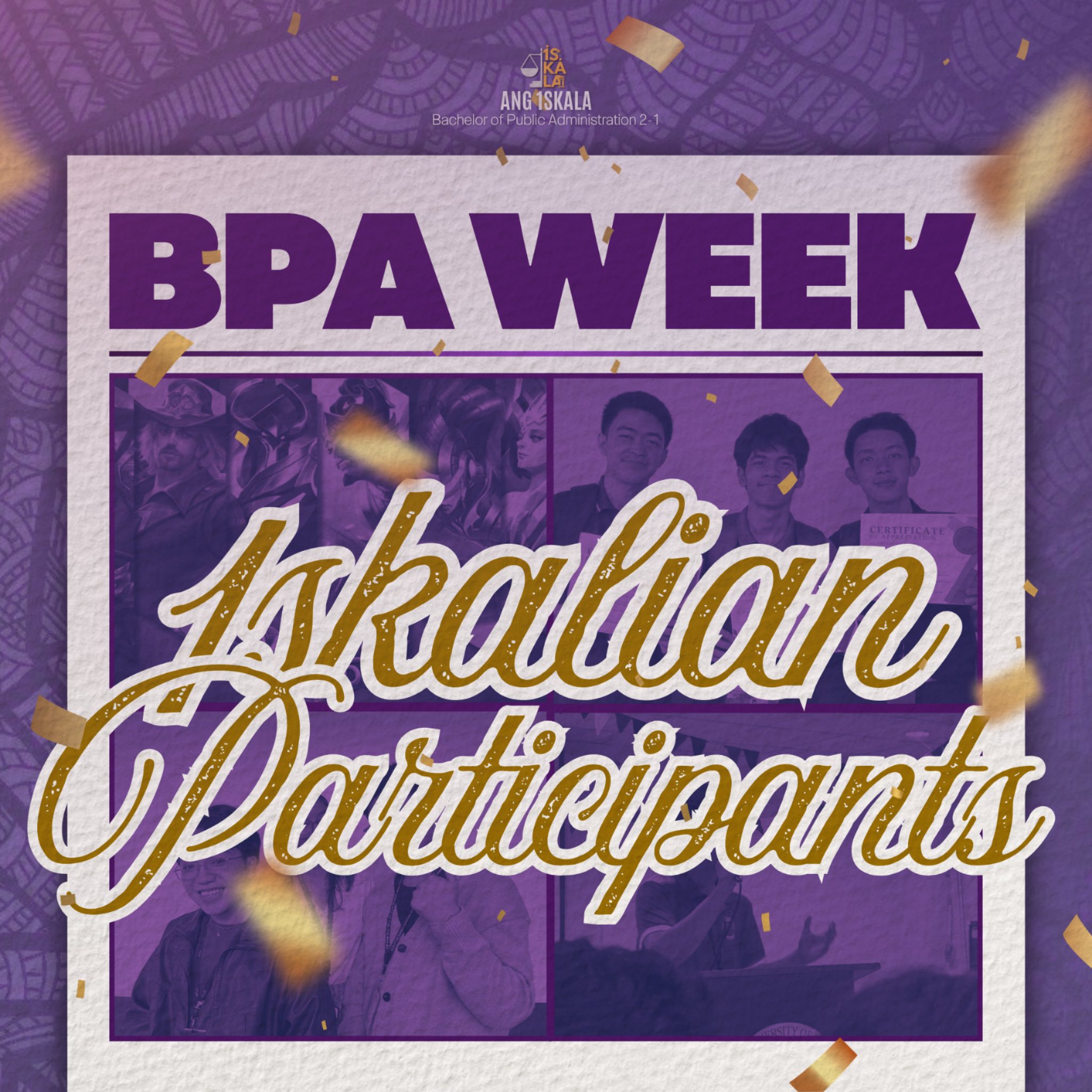 Ang 1skala - BPA WEEK 2026: 1SKALIAN PARTICIPANTS With... | Facebook