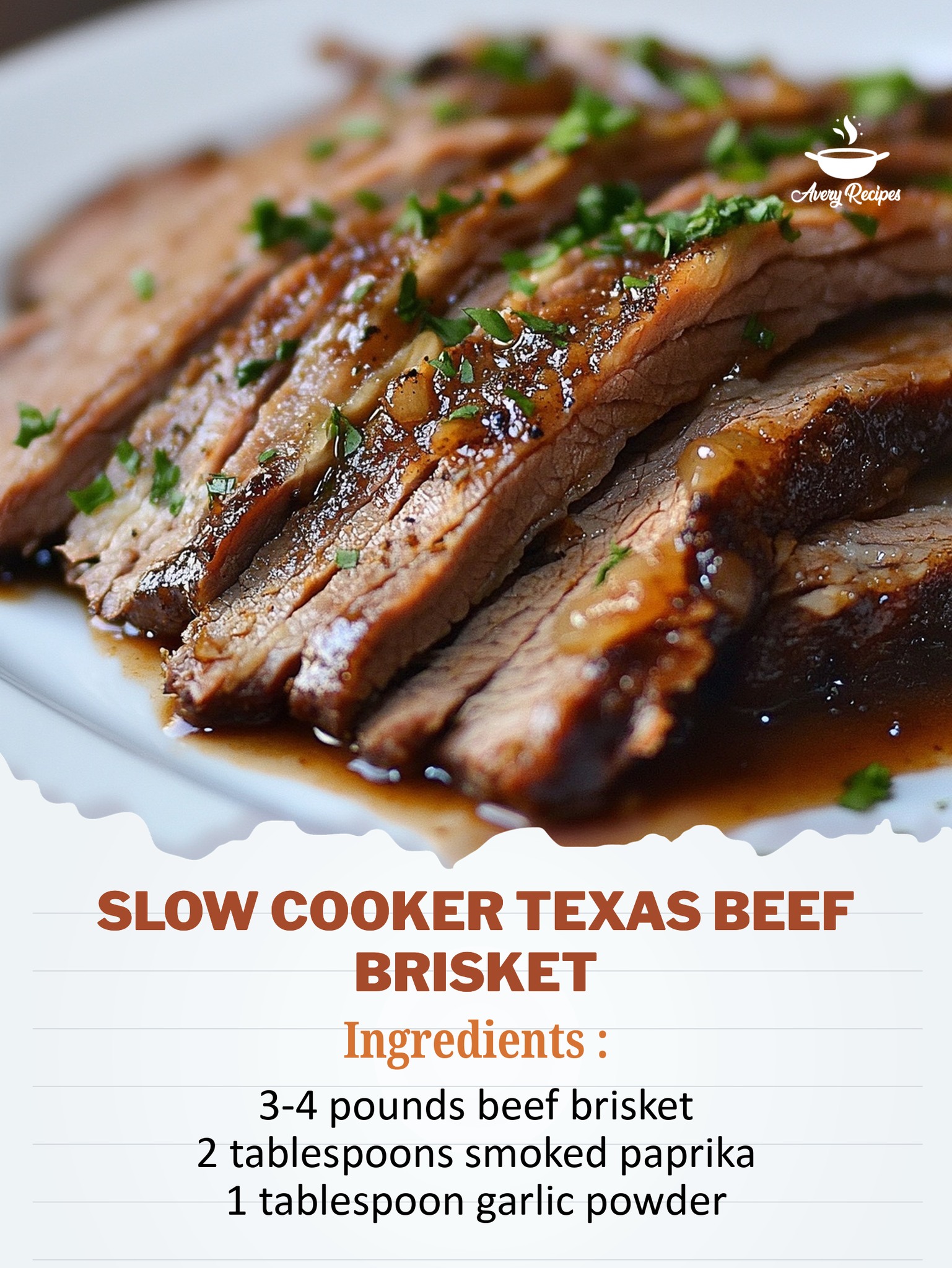 Avery - Slow Cooker Texas Beef Brisket Tender and Flavorful Texas-Style ...