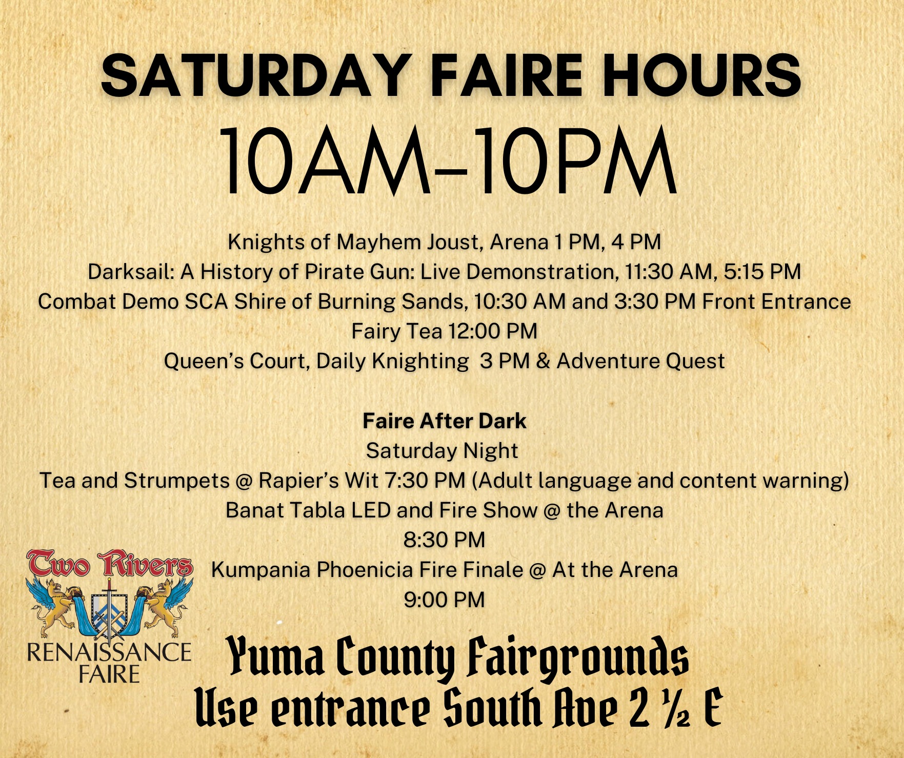 Two Rivers Renaissance Faire | Yuma AZ