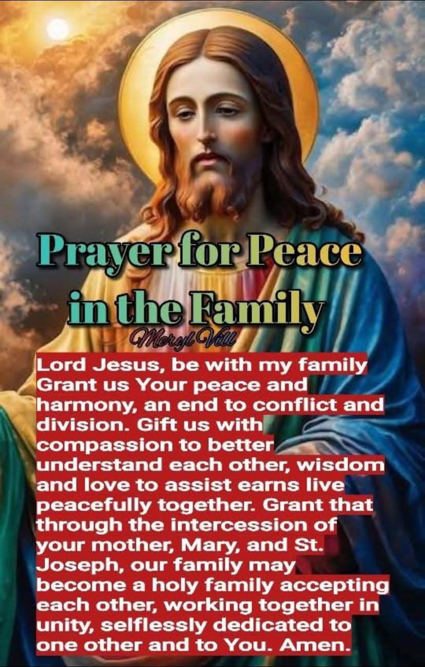 Chaplet of Divine Mercy | Prayer for peace in the family | Facebook