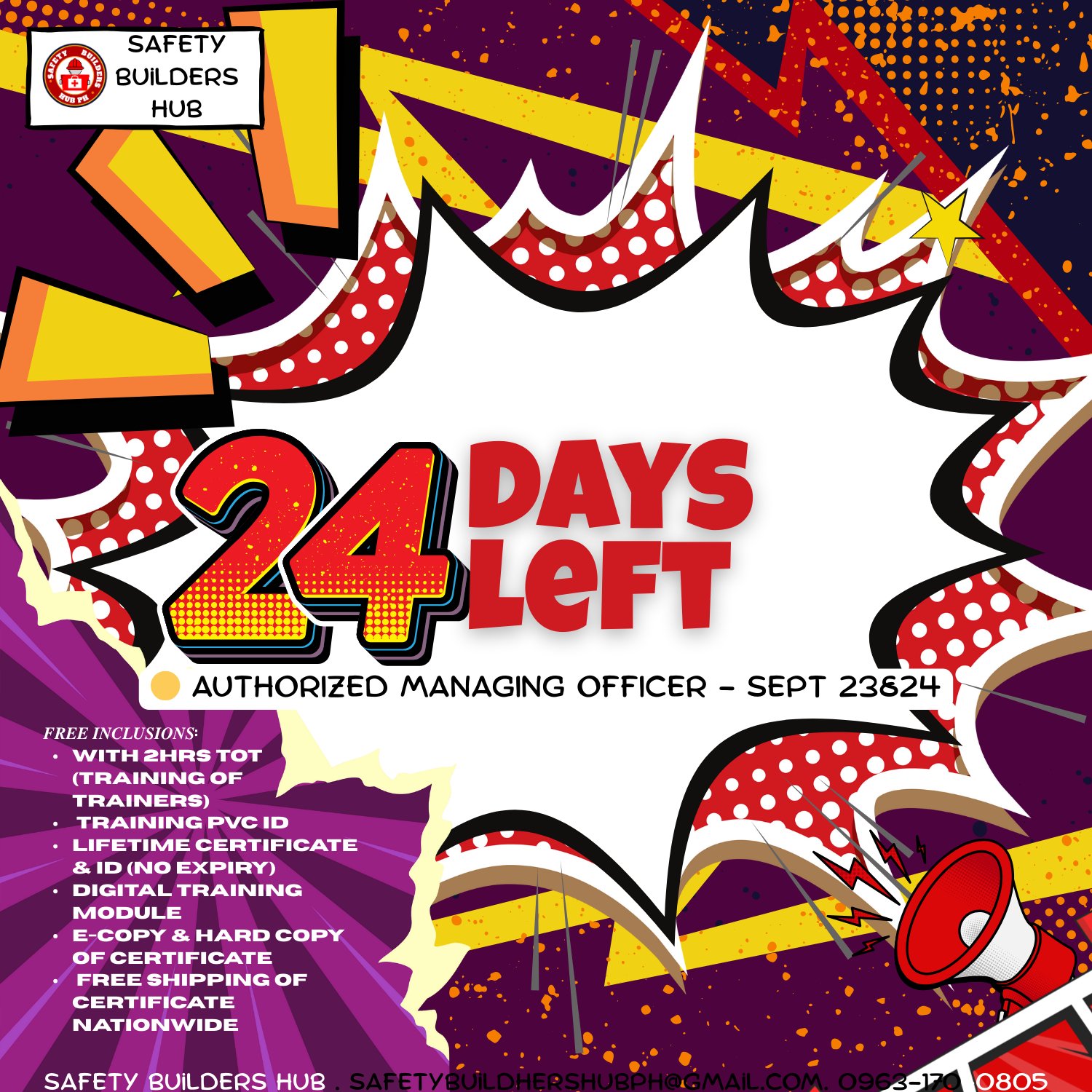 Safety - 🚨 COUNTDOWN ALERT! 🚨 Only 24 DAYS LEFT before our Authorized ...