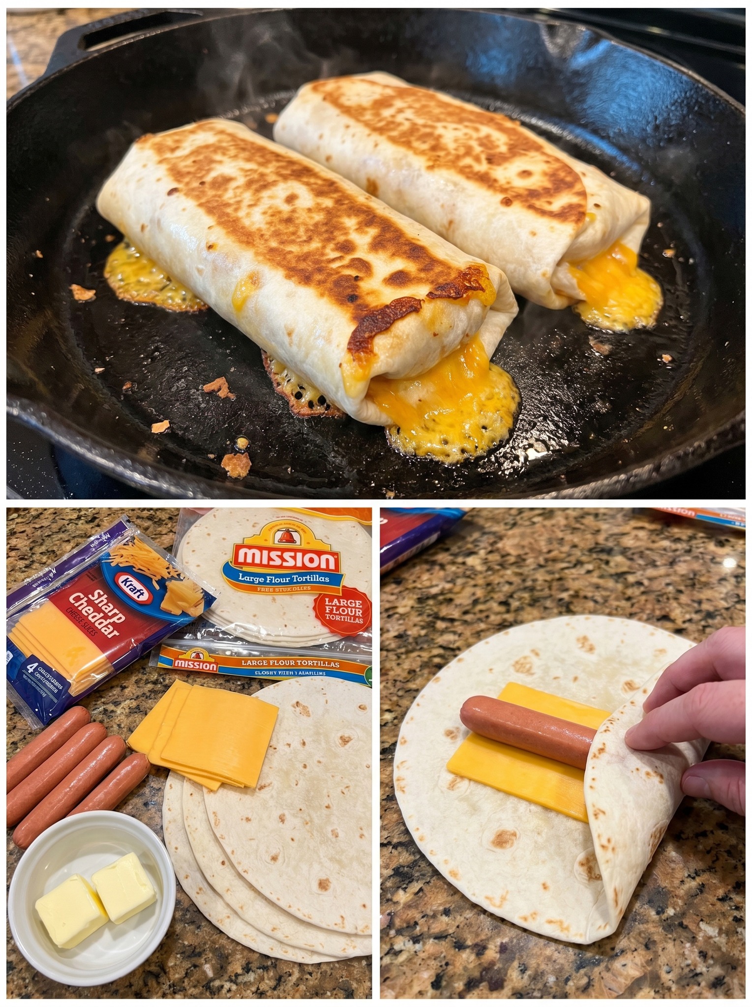 専用ソフト3本 🌭 Hot Dog Cheddar Wrap Melts A scrumptious twist on the classic
