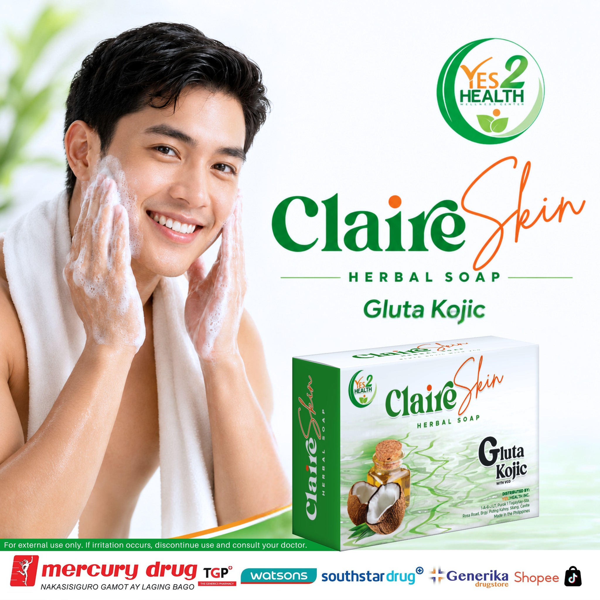 Claire Skin Herbal Soap for gentle skin cleansing and nourishment