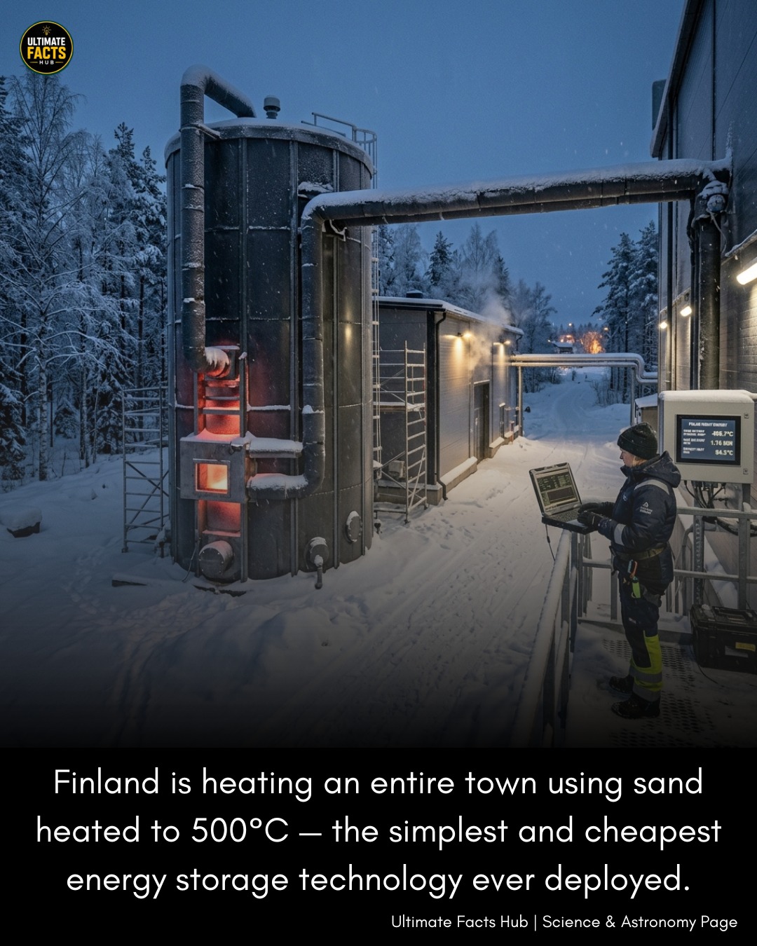 Finland is building the world's largest sand battery — storing