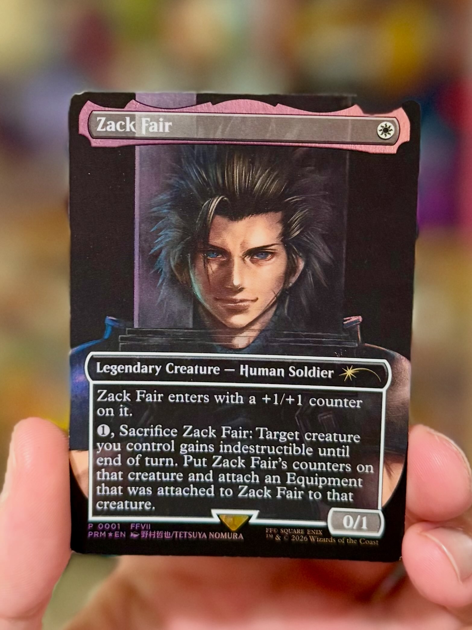 VSS9】 FF7R ザックス・フェア/Zack Fair プロモ MTG Zack Fair