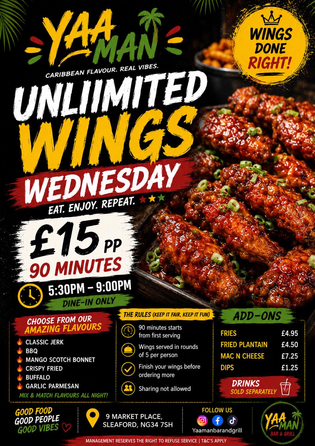 🔥 WHAT YOUVE ALL BEEN WAITING FOR A LIMITED TIME ONLY🔥 WINGS