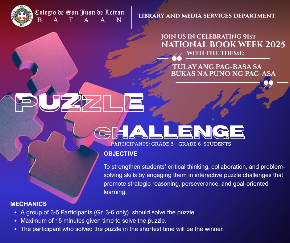 Library & Media Services - Letran Bataan | Abucay