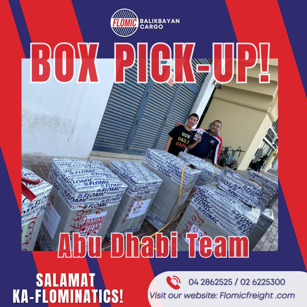 Flomic - 🚚 BOX PICK-UP ABU DHABI TEAM ! Salamat Ka-FLOMINATICS sa ...