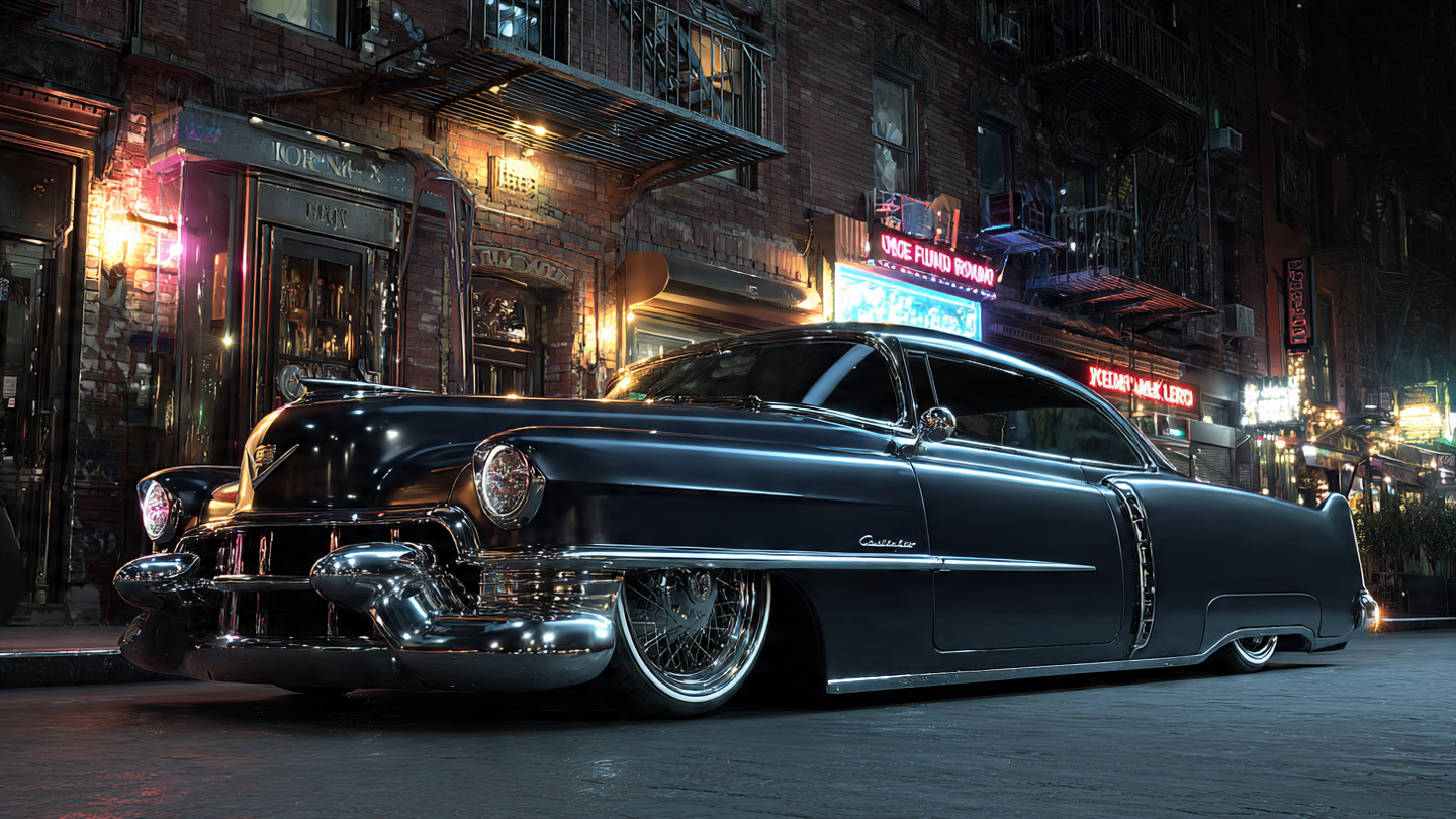 Reimagined '54 Cadillac Deville - Street Freaks #aigenerated