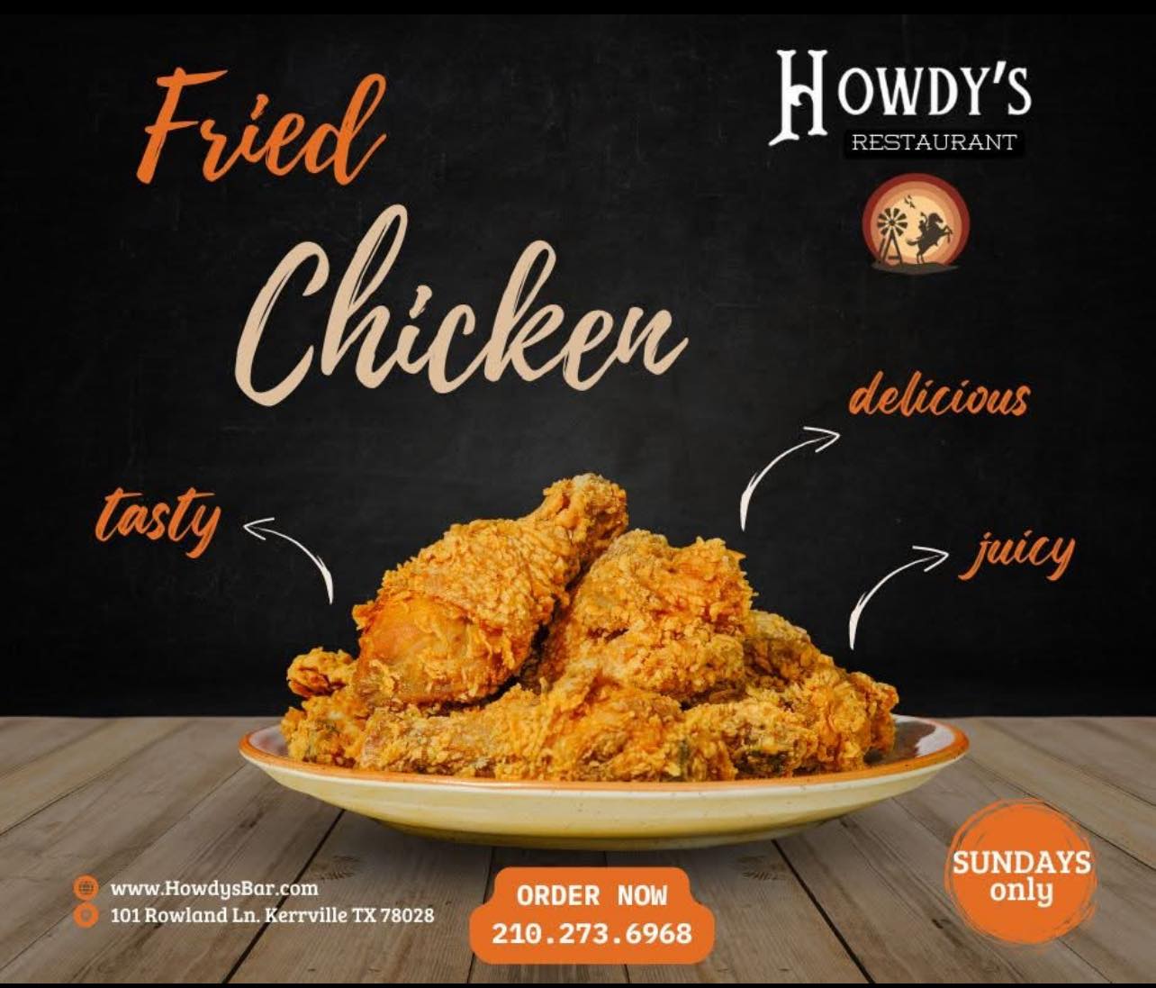 Howdy's - #friedchicken #sunday #bestintown #afterchurch #kerrvilletx ...