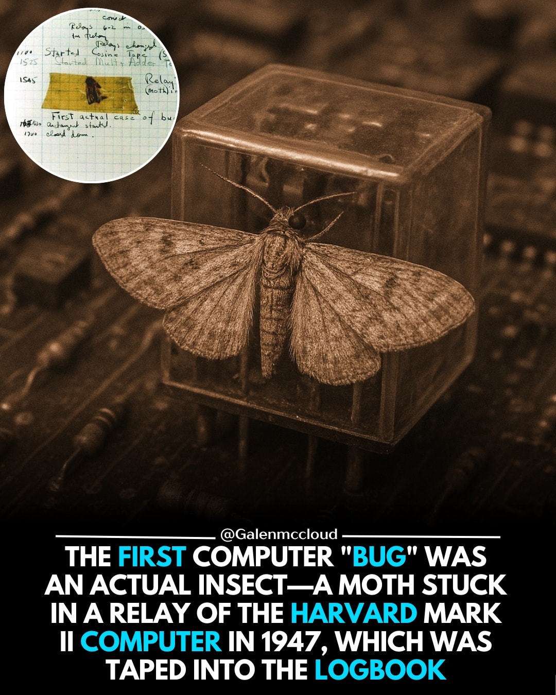 Galen - The first computer "bug" was an actual insect—a moth stuck in a ...