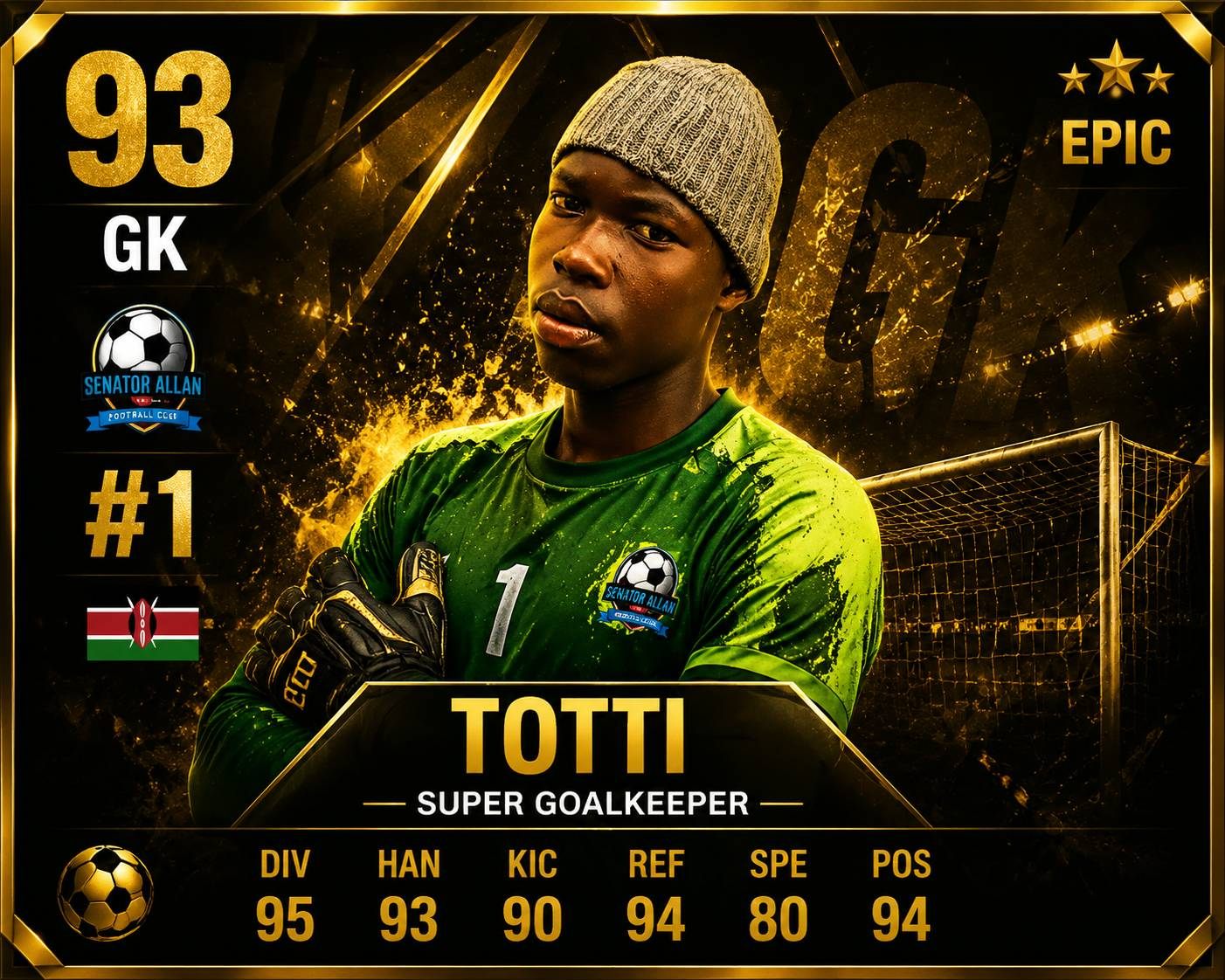 Is the card rating 98 or 103 for this lethal keeper
