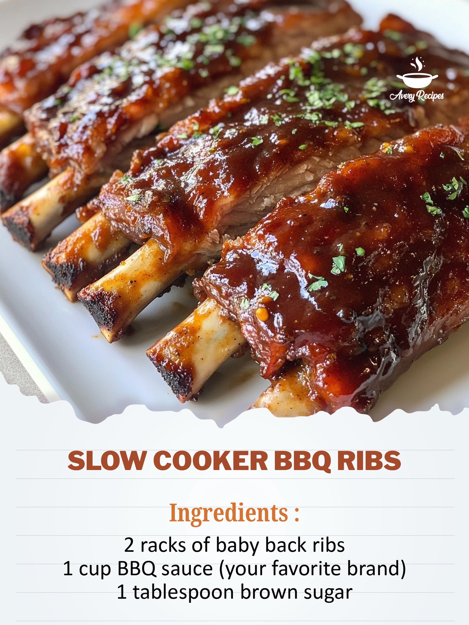 Avery - Slow Cooker BBQ Ribs Tender and Flavorful BBQ Ribs Made Easy in ...