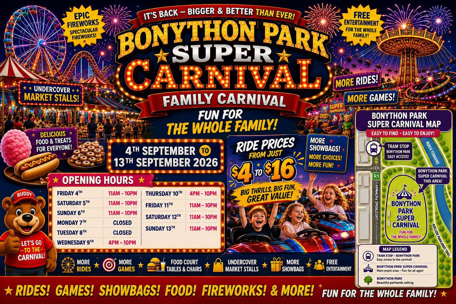 Bonython Park Super Carnival | Adelaide SA
