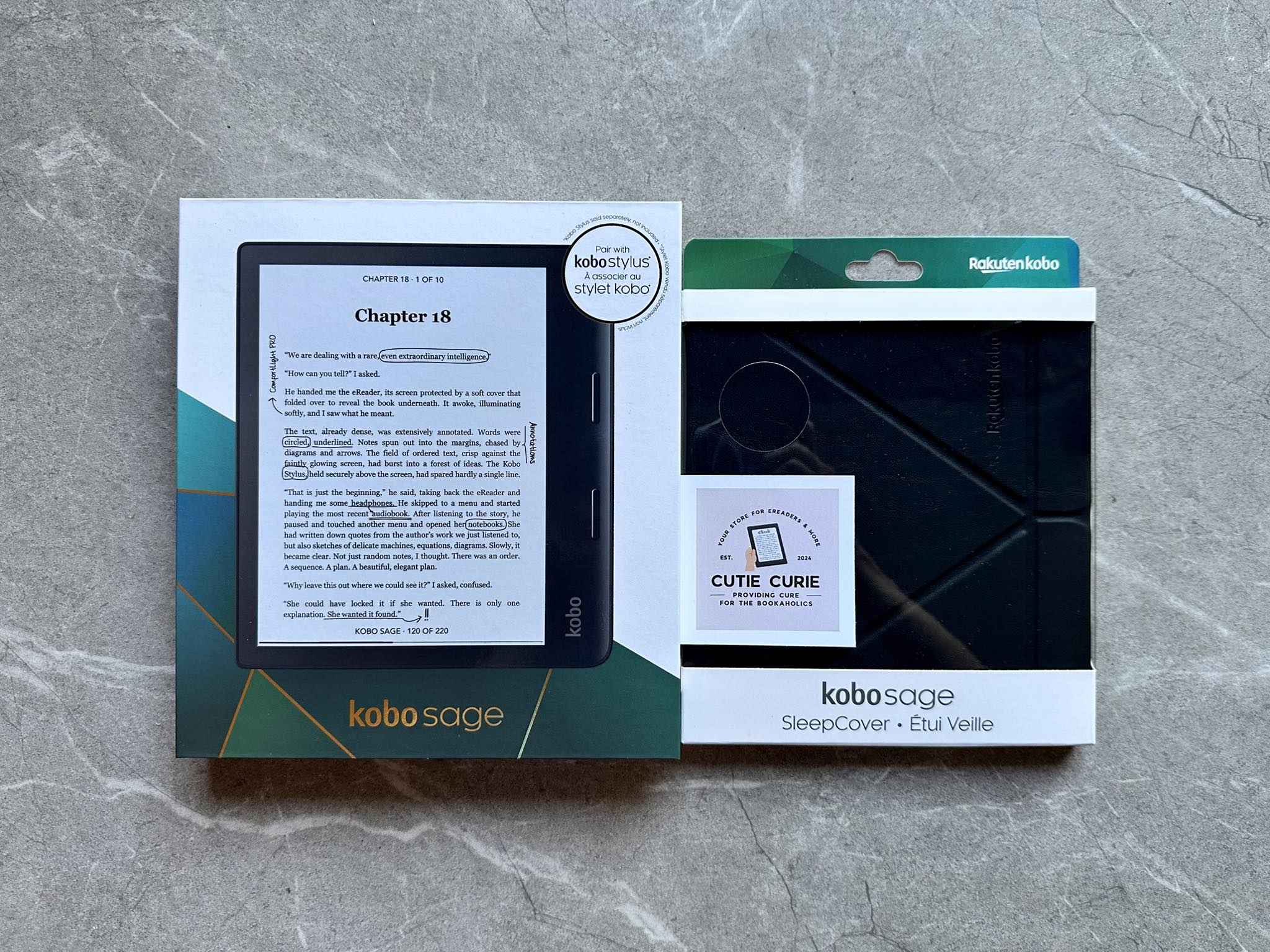 Cutie - ☄️NEW ARRIVAL☄️ KOBO SAGE BUNDLE for 18550php - Kobo 