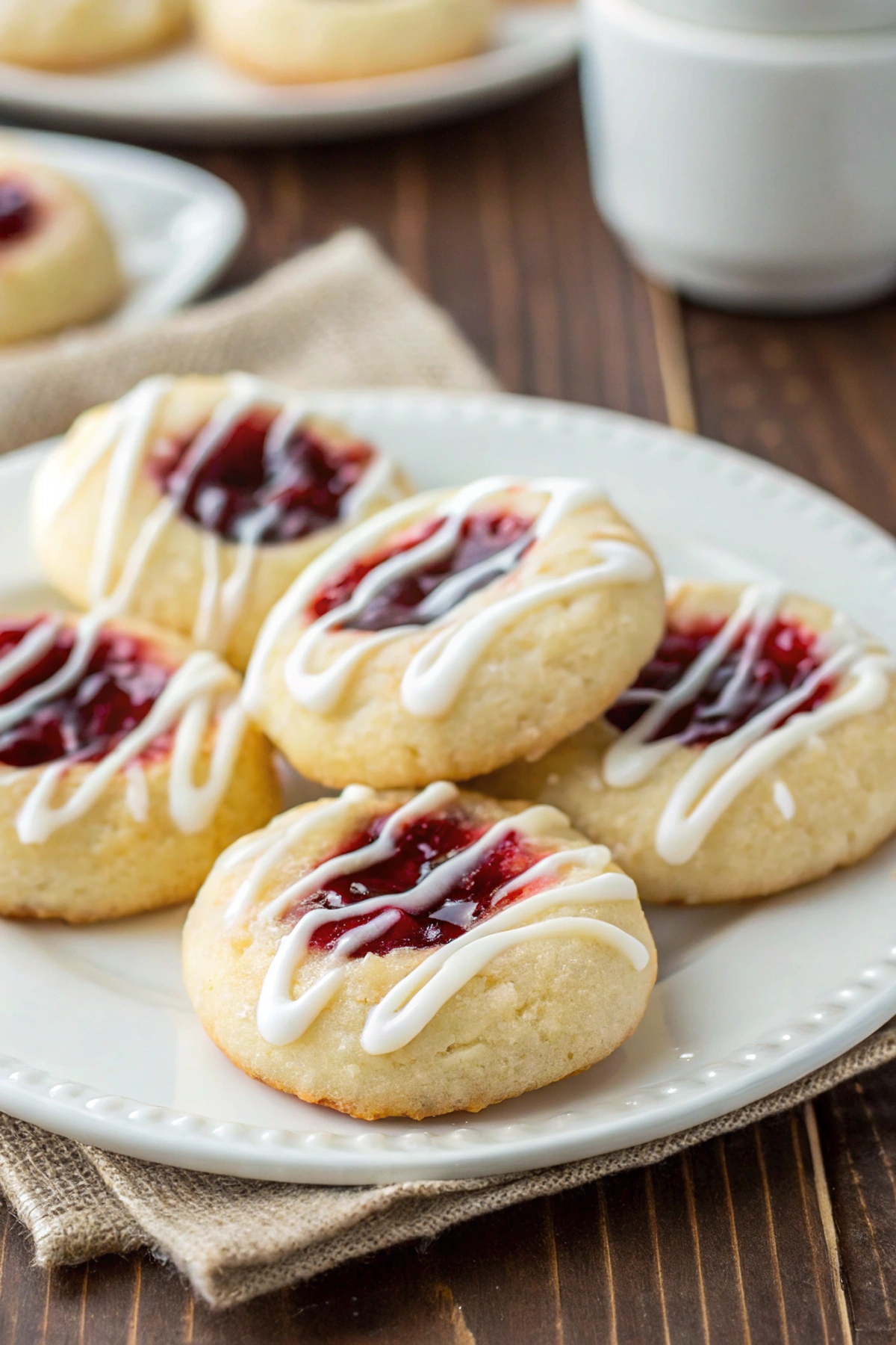 Easy Recipes Now | 🍓 Raspberry Almond Thumbprint Cookies – Buttery ...
