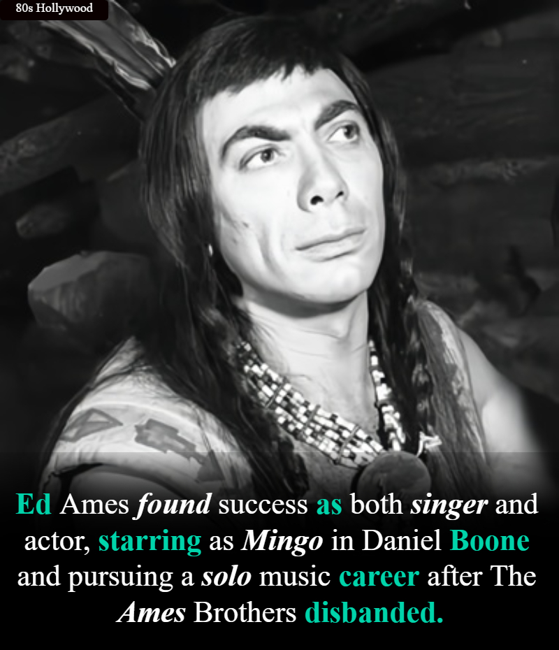 80s - Ed Ames, famed as a member of The Ames Brothers, transitioned ...