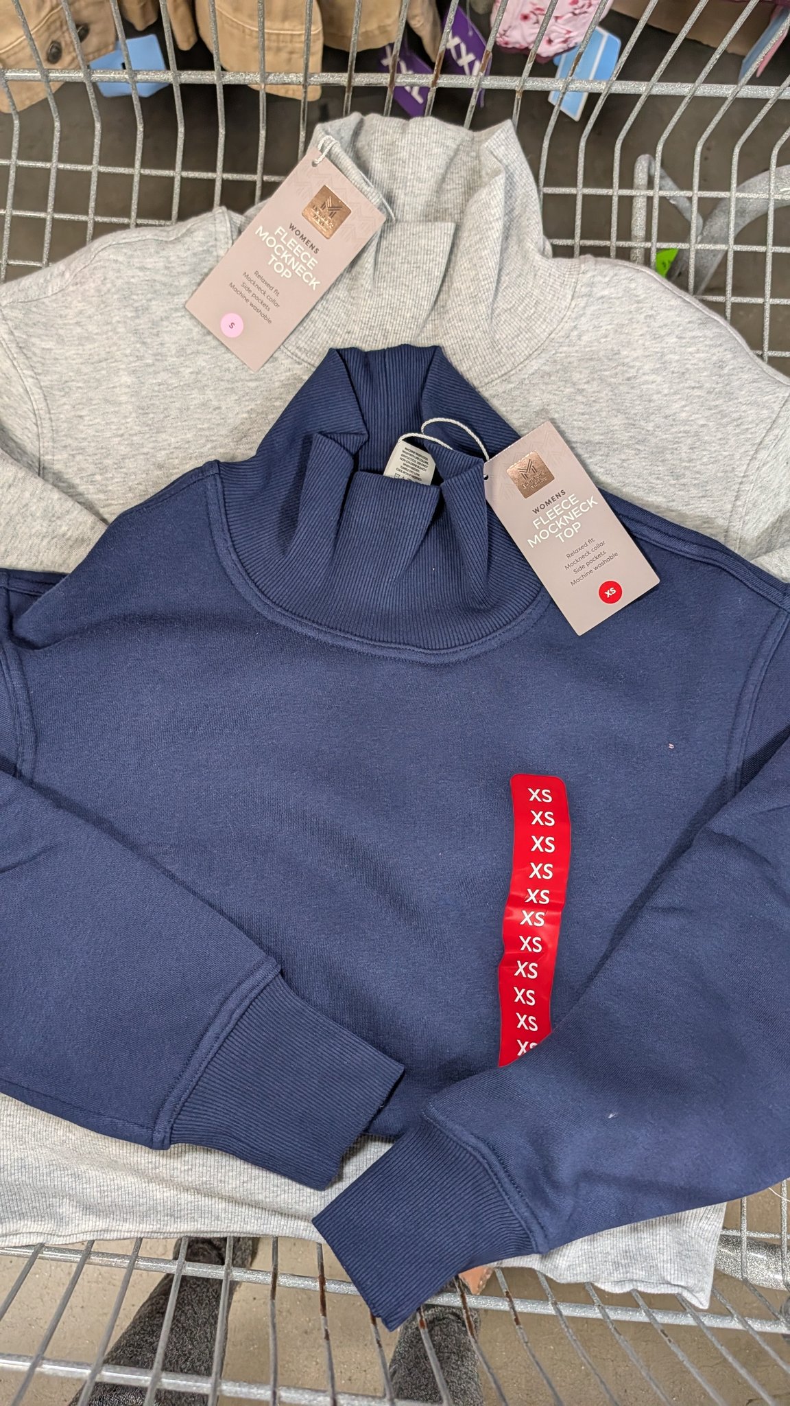 Member's Mark fleece mock neck tops for women at Sam's Club in