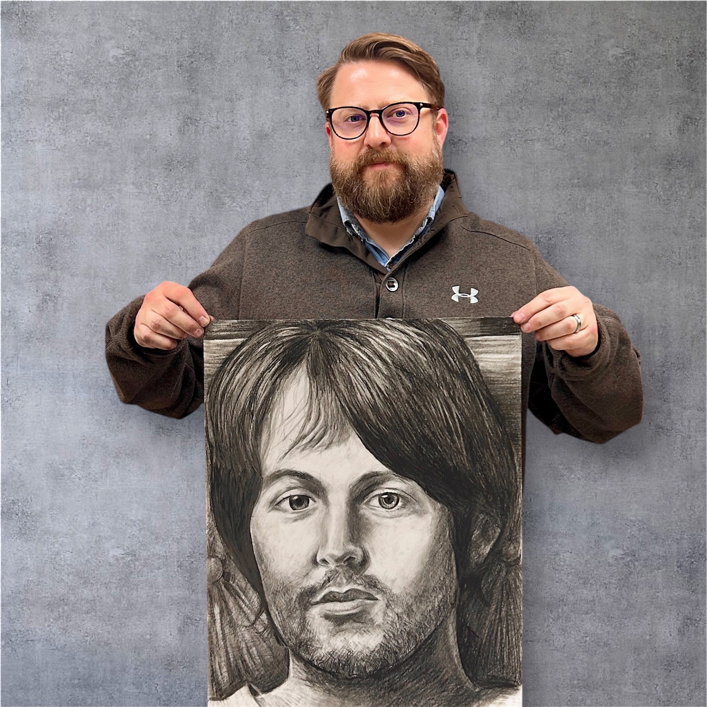 Paul McCartney - graphite on paper. Although I don't like making