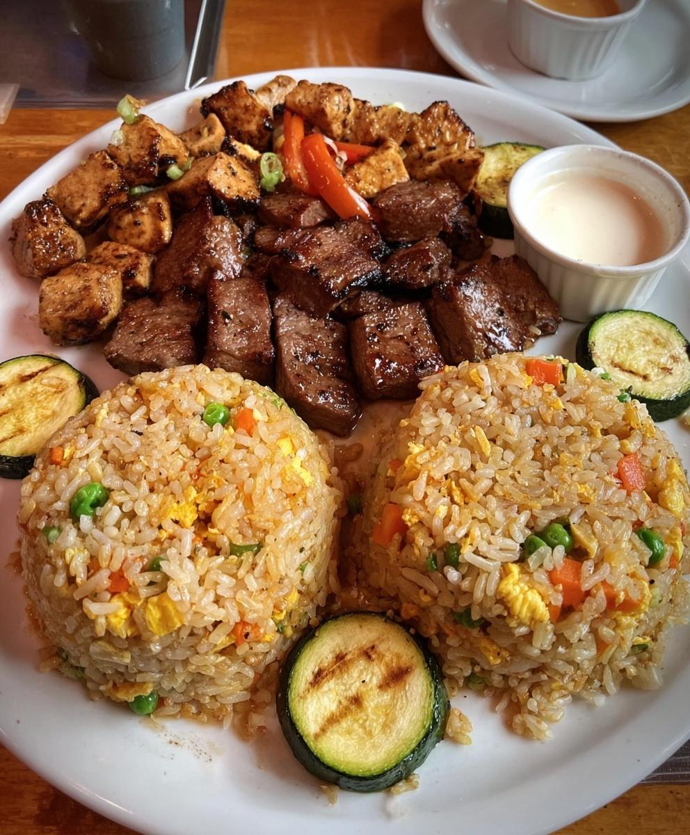 Homey - Hibachi-Style Chicken & Steak with Fried Rice & Grilled ...