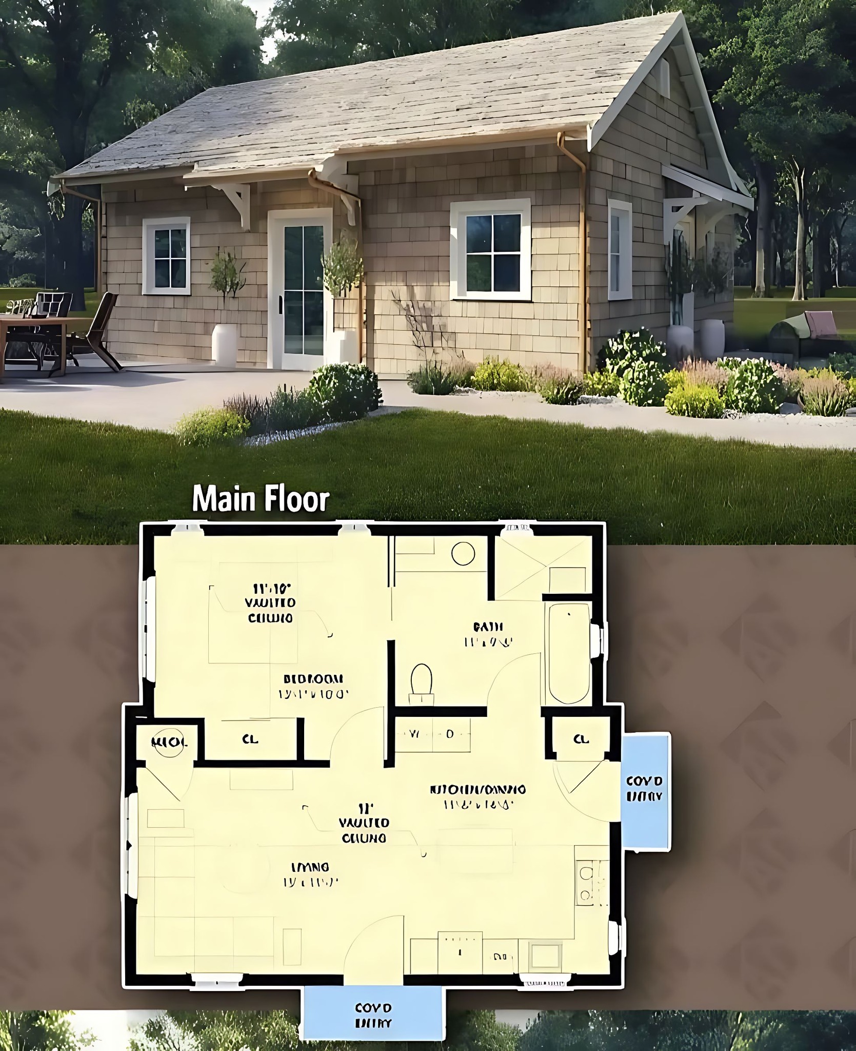 quintymirjam - The floor plan shows an open-concept one-bedroom one ...