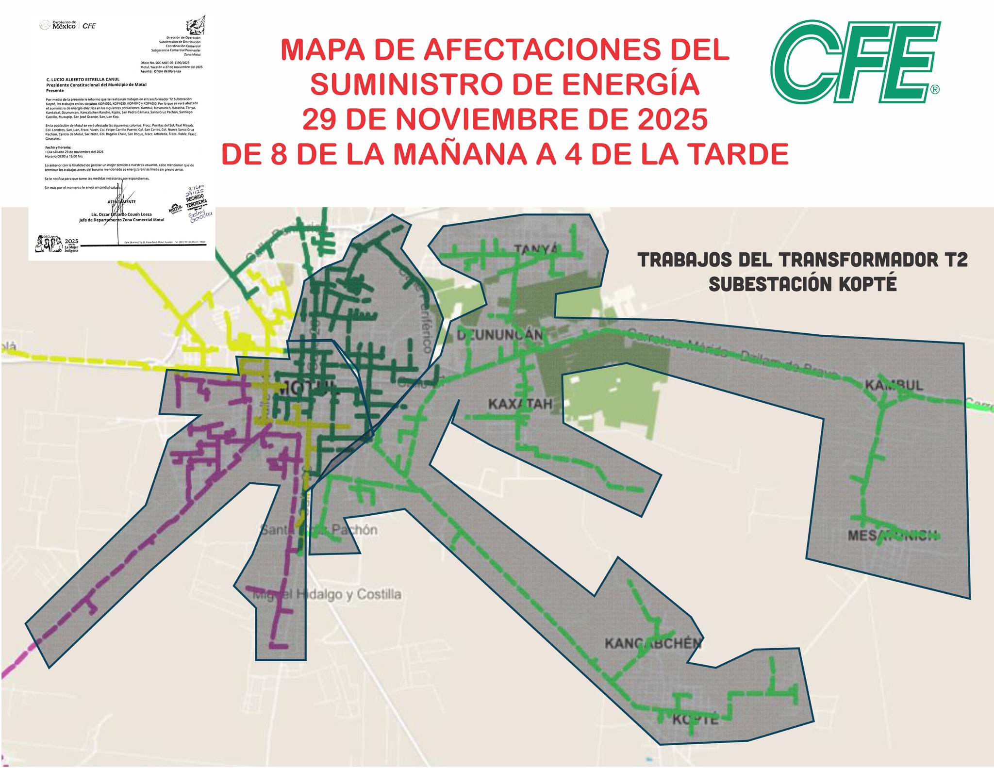 Ayuntamiento - 📢 Aviso importante a la ciudadanía Compartimos el mapa ...