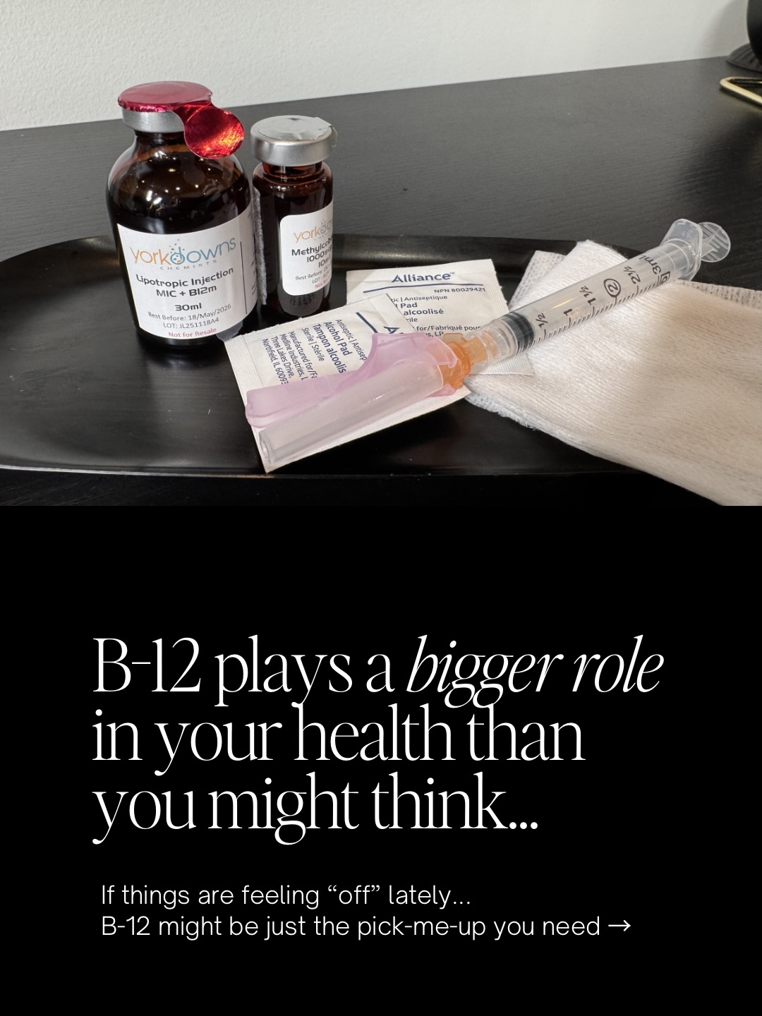how many injections in 30 ml botle of b12 for Energy & Wellness ✨ Feeling run down, low on energy, or just not yourself? B12 injections can help support both men and women by helping boost energy, metabolism, and Anticoagulation Testing vitamin b3 b6 b12 Choose Your Bundle:1 Pack
