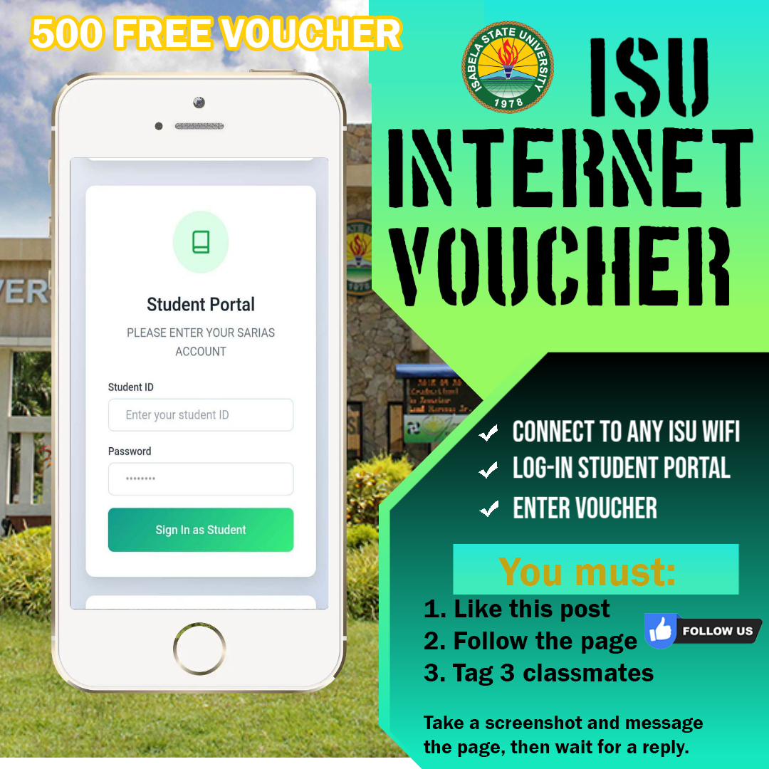 Isabela - FREE INTERNET VOUCHER FOR ENROLLED STUDENTS! | Facebook