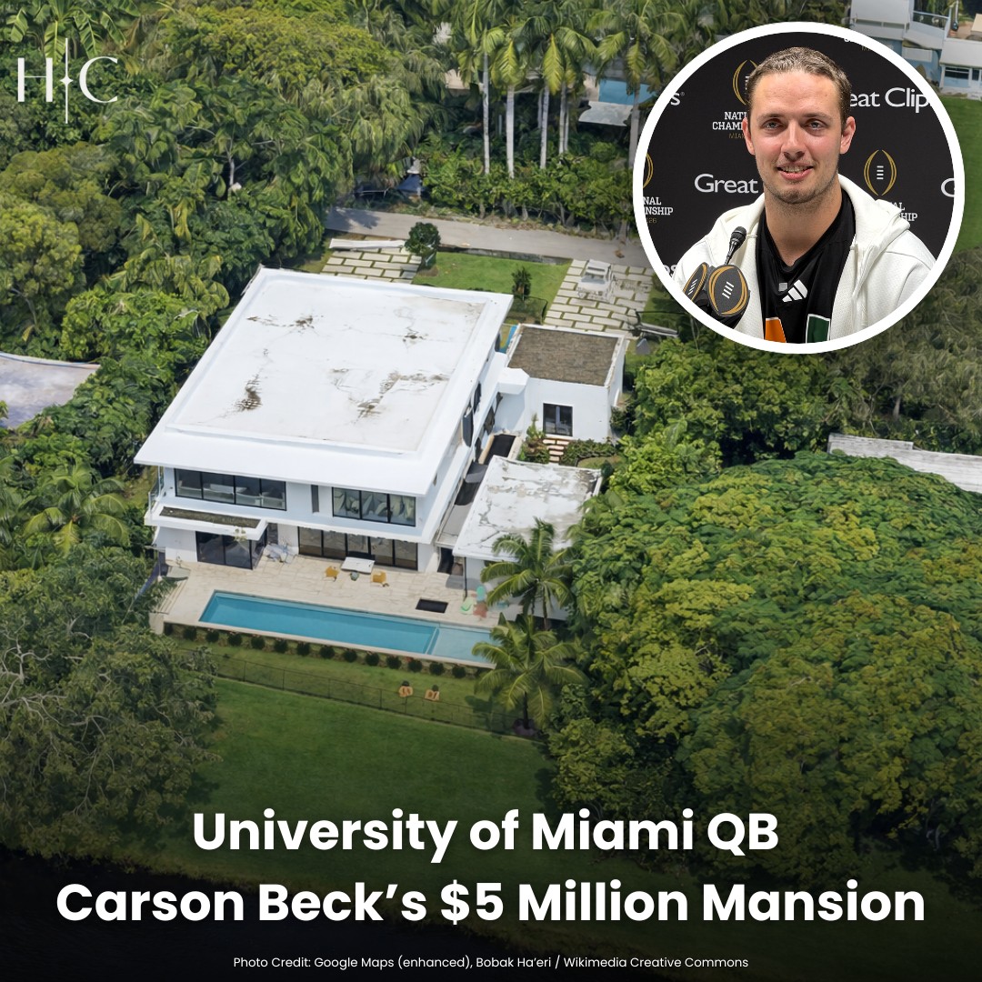 Homes Of Celebs - University of Miami QB Carson Beck lives... | Facebook