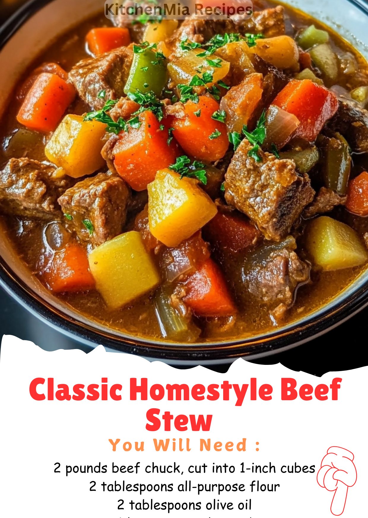 KitchenMia - This Classic Homestyle Beef Stew will transport you back ...