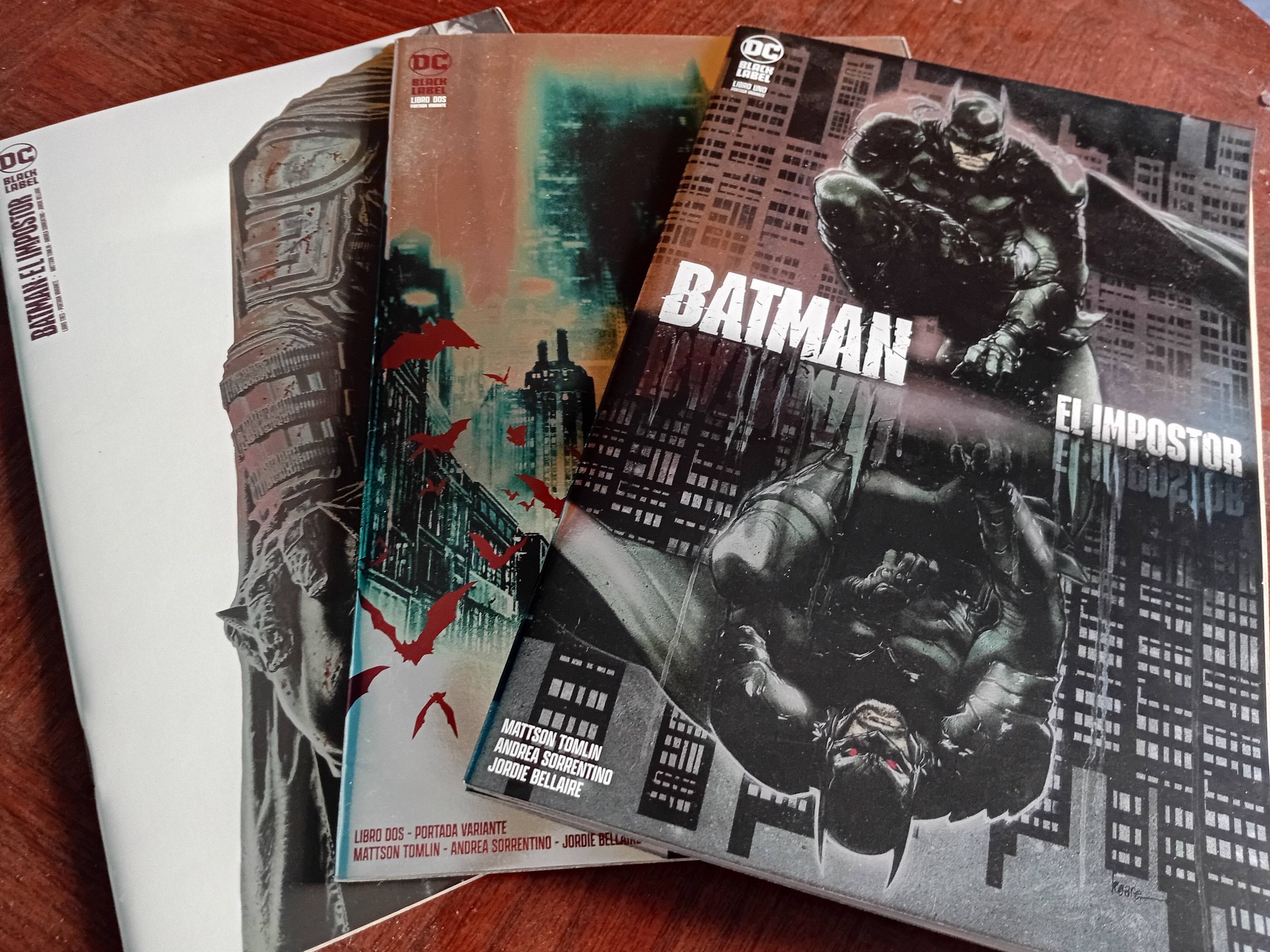 all dressed up in a pretty black label Batman El Impostor comic book review 460 A Line Sheer Neck Size:20 (4XL)