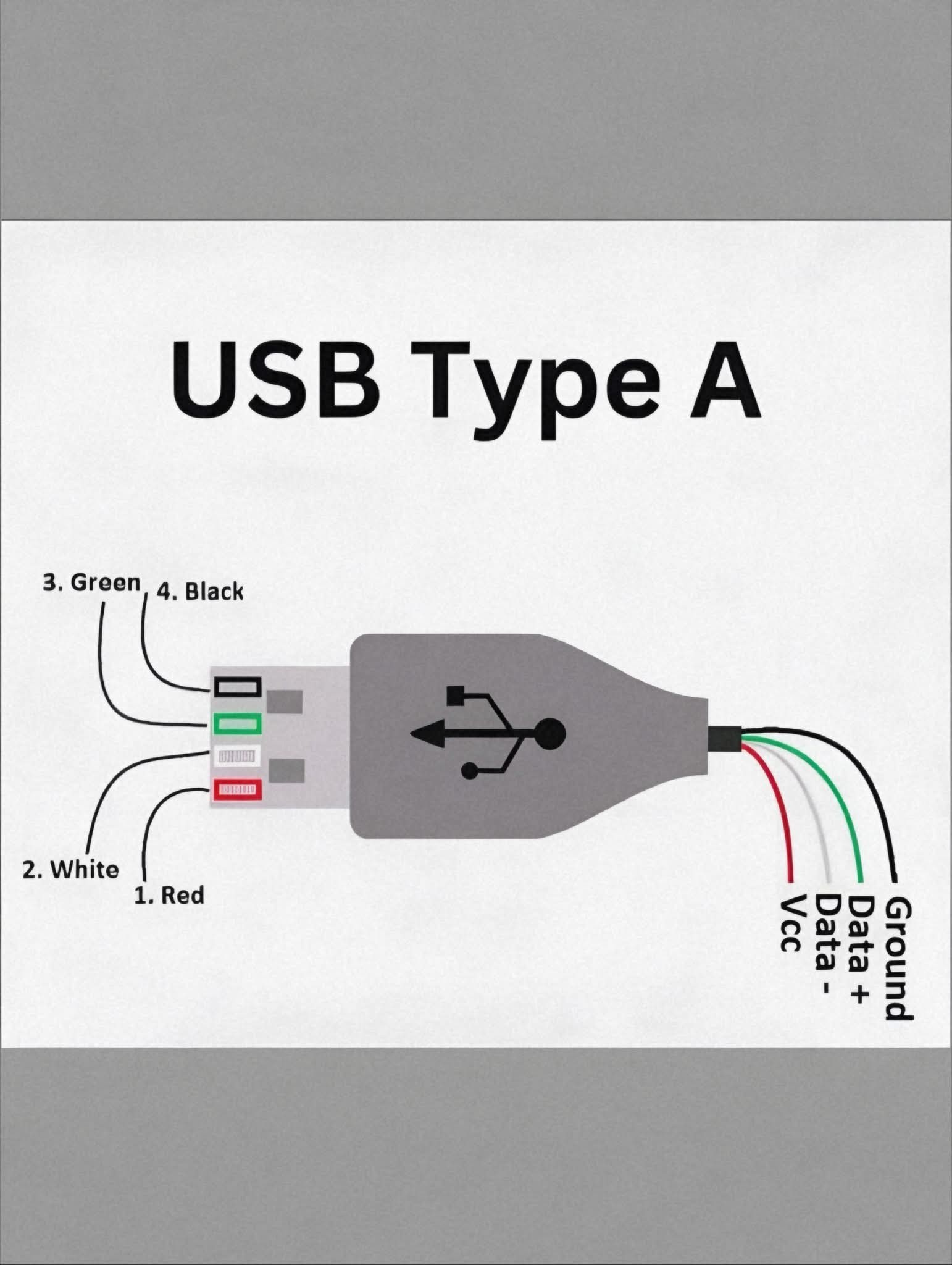 Om - Option 1 (Technical & Direct): > USB Type A pinout reference ...