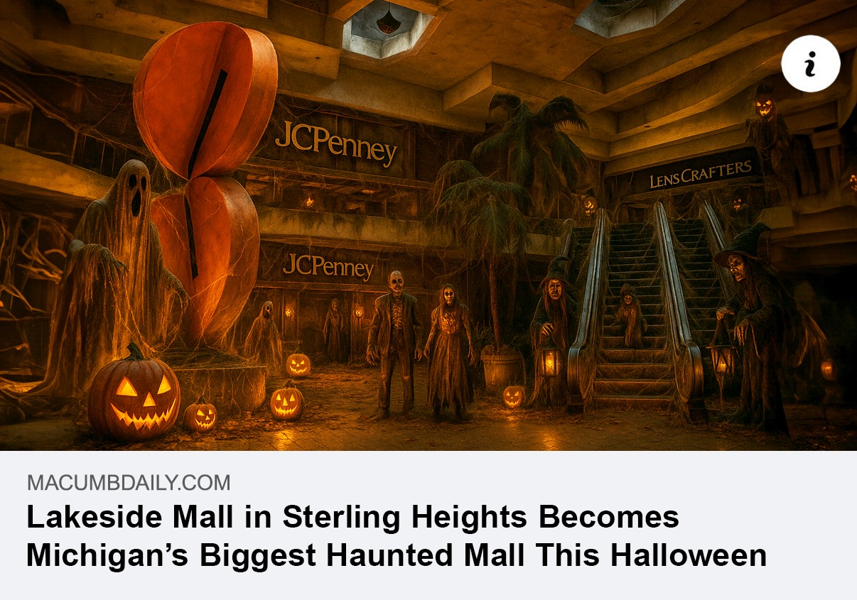 Macumb - Sterling Heights’ iconic Lakeside Mall, long empty and ...