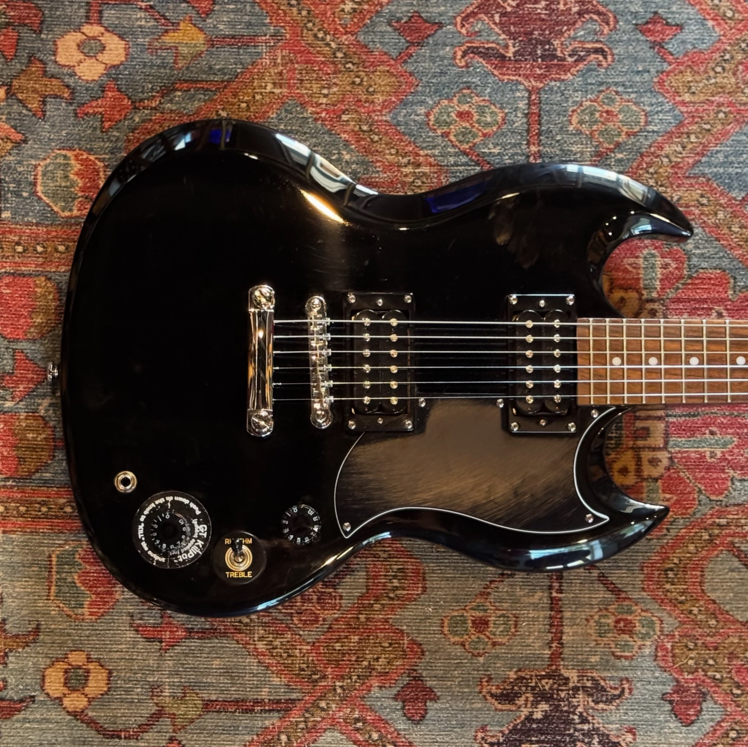 【美品】Epiphone SG Special GT KillPot 搭載 Epiphone SG Special Ebony with kill switch for sale at Saratoga