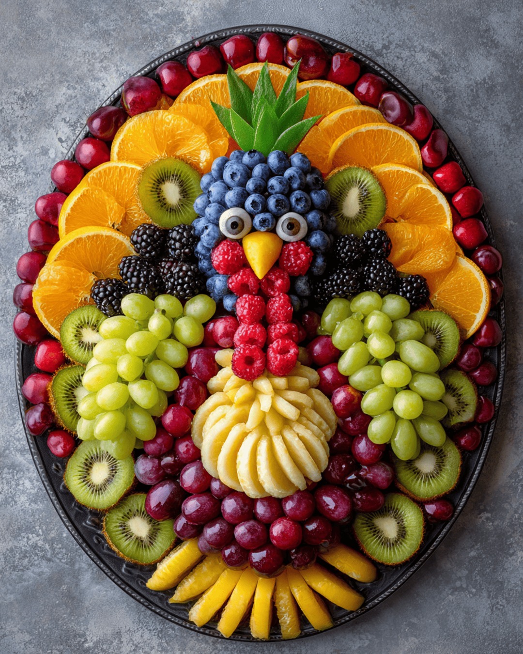Absolut - The Cutest Thanksgiving Fruit Turkey tray! 🥝 Perfect for ...