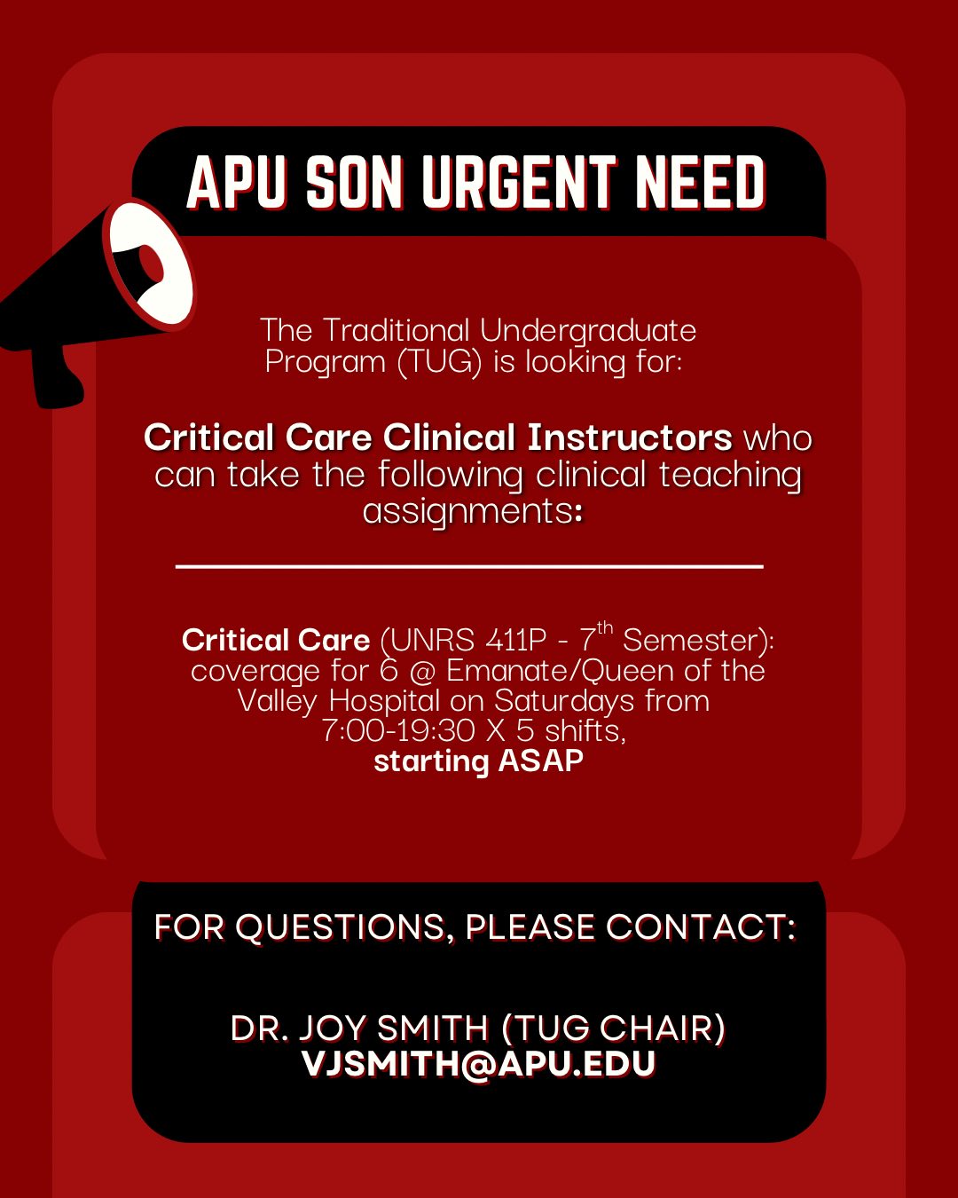 Azusa Pacific University College of Nursing and Health Sciences | Azusa CA