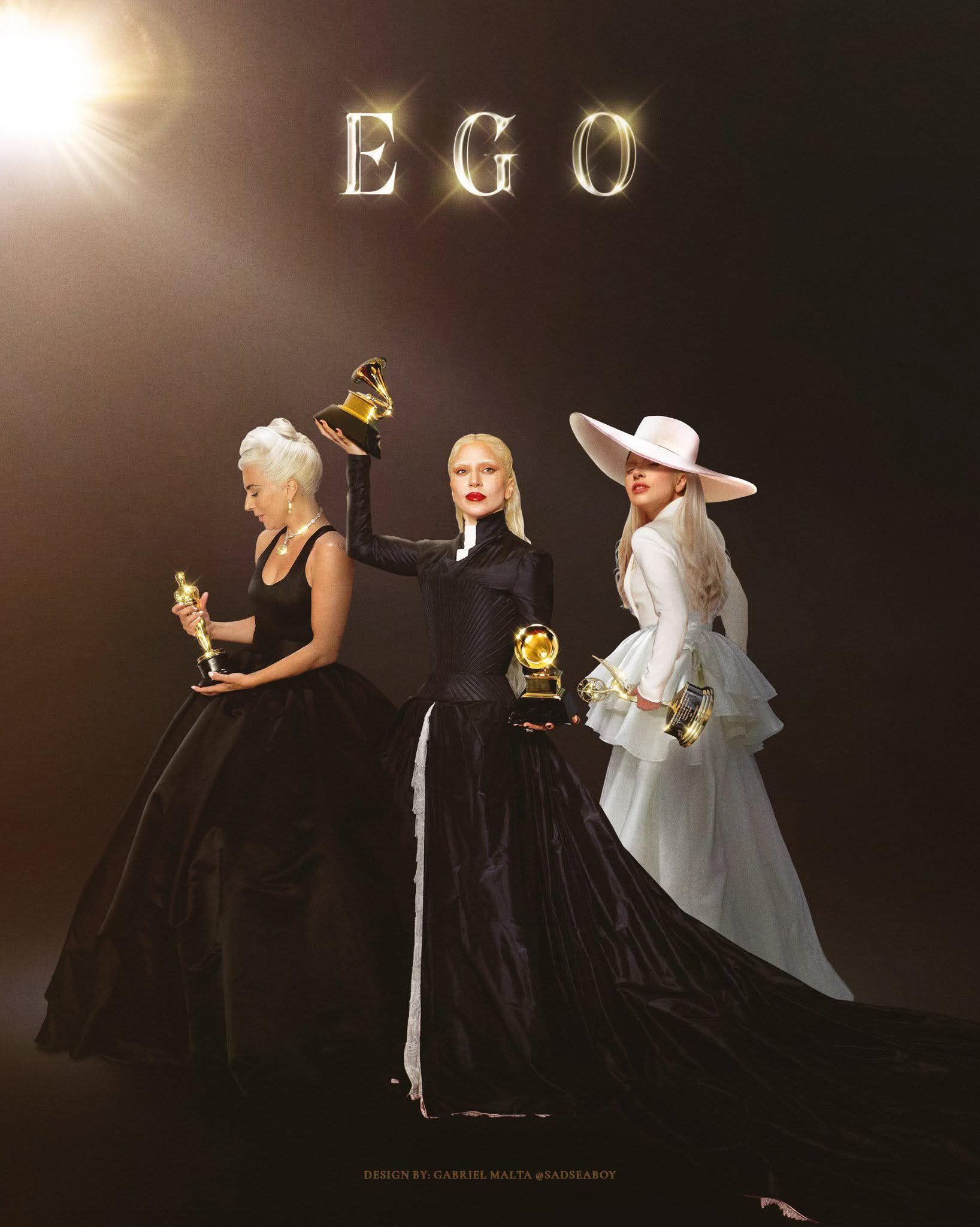 lady gaga emmy dress is almost EGOT ✨ 1 16 Grammys 1 Oscar ? Tony related--J8.080.M