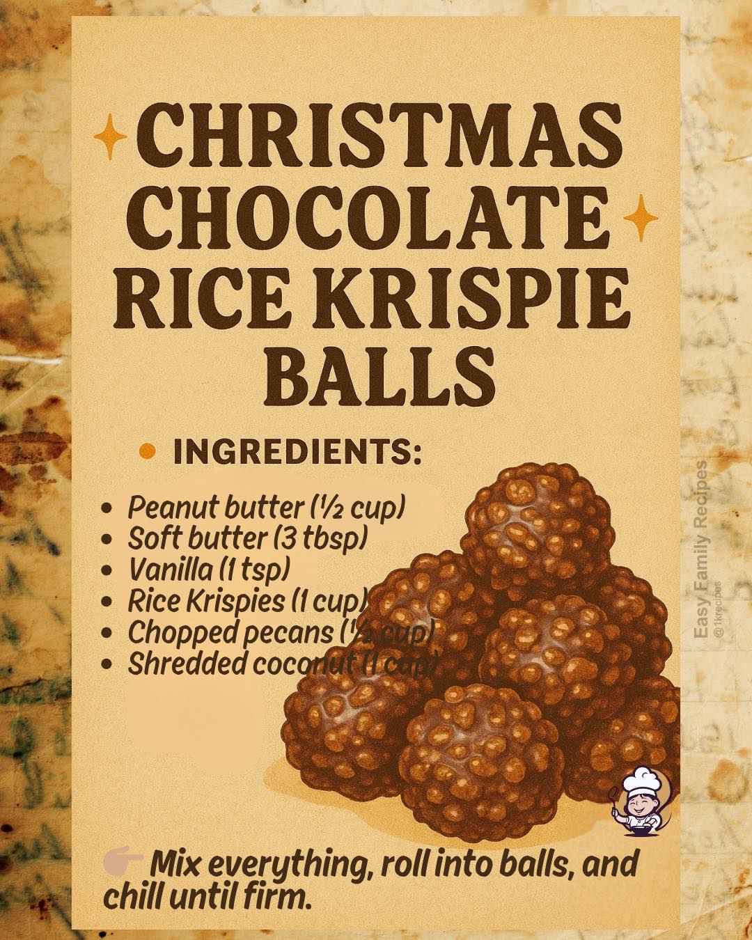 Easy - 🎄 CHRISTMAS CHOCOLATE RICE KRISPIE BALLS 🤎 📝 Don’t Lose This ...