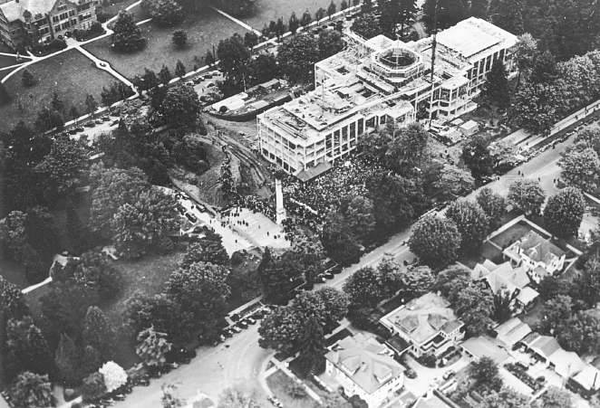 Aerial view of new State Capitol... - US Origen History