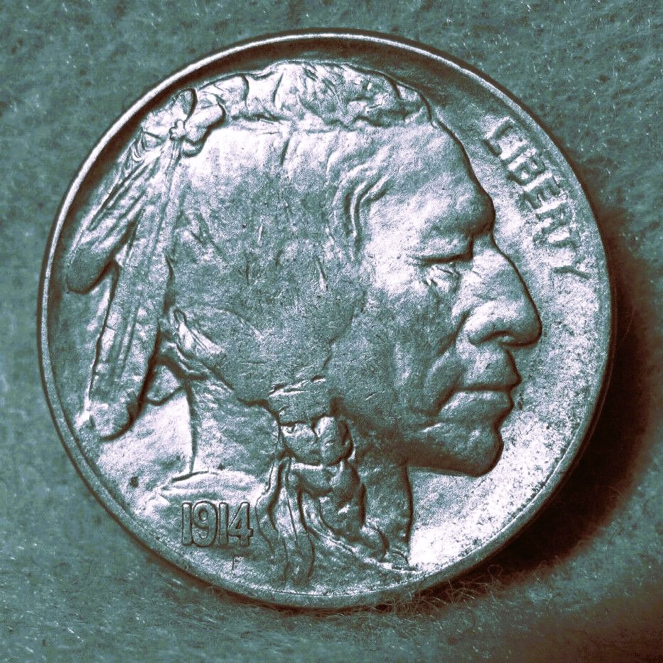 The 1914 Buffalo Nickel is an early and collectible issue from the
